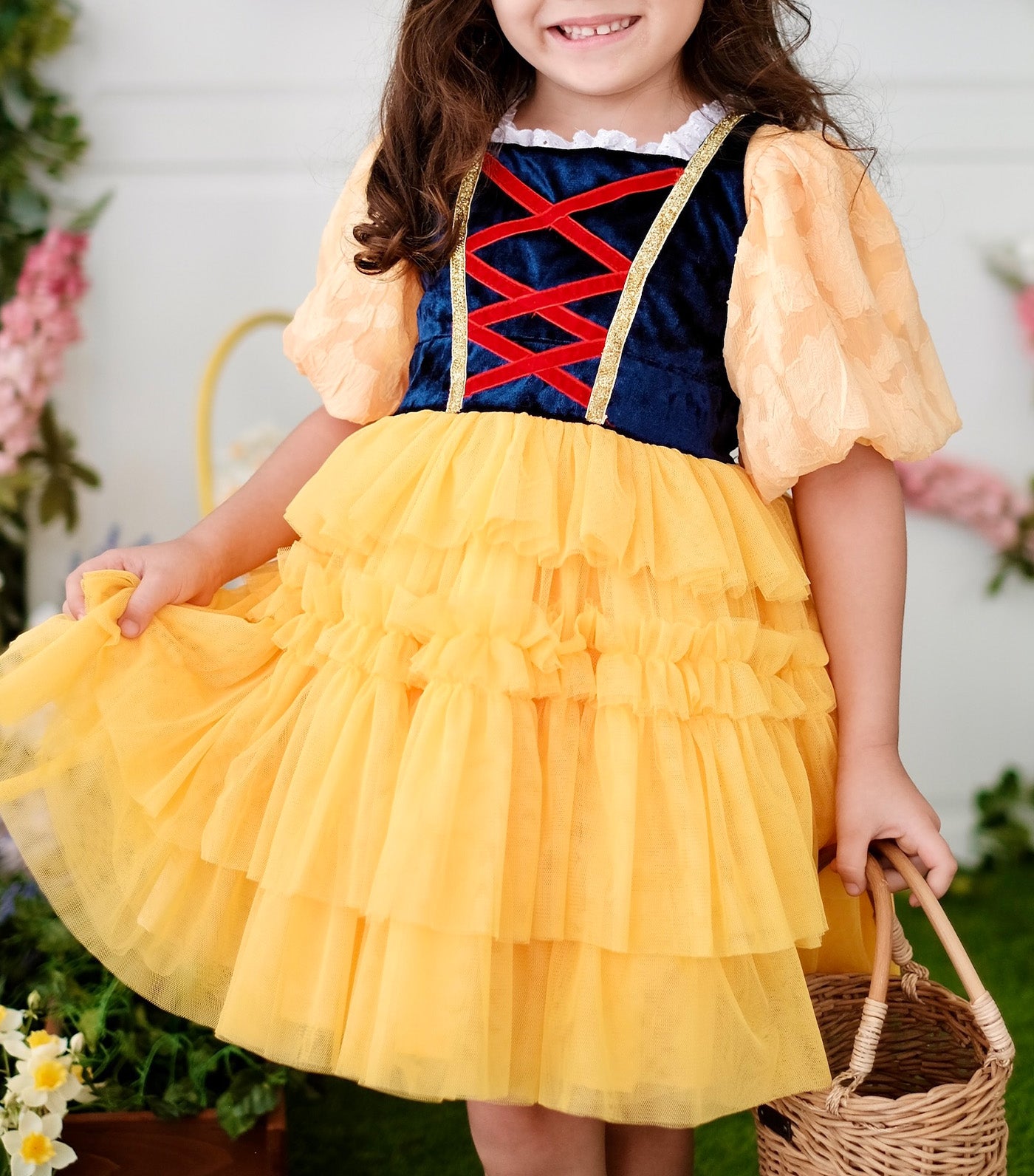 Snow White Dress Set Yellow