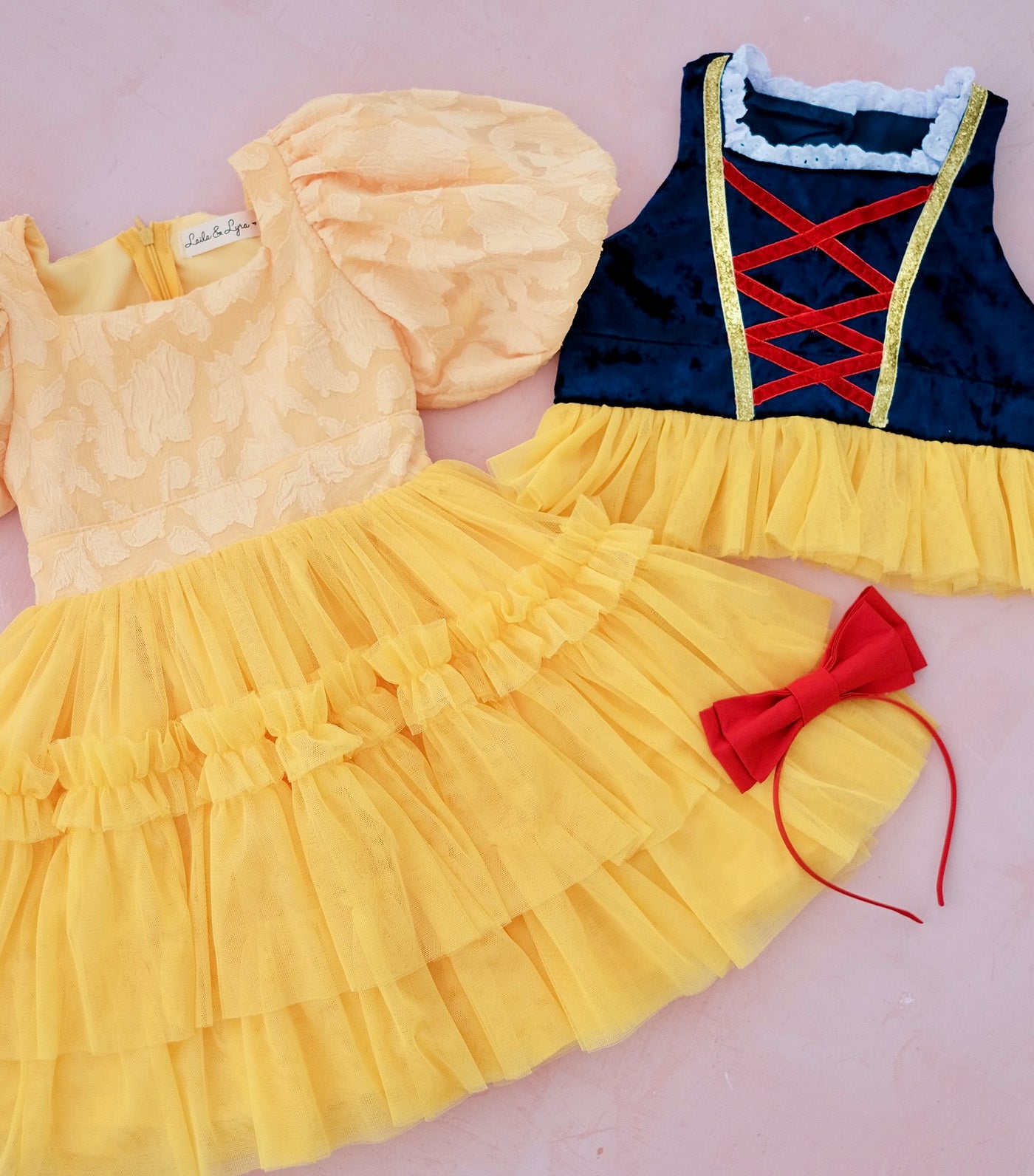 Snow White Dress Set Yellow