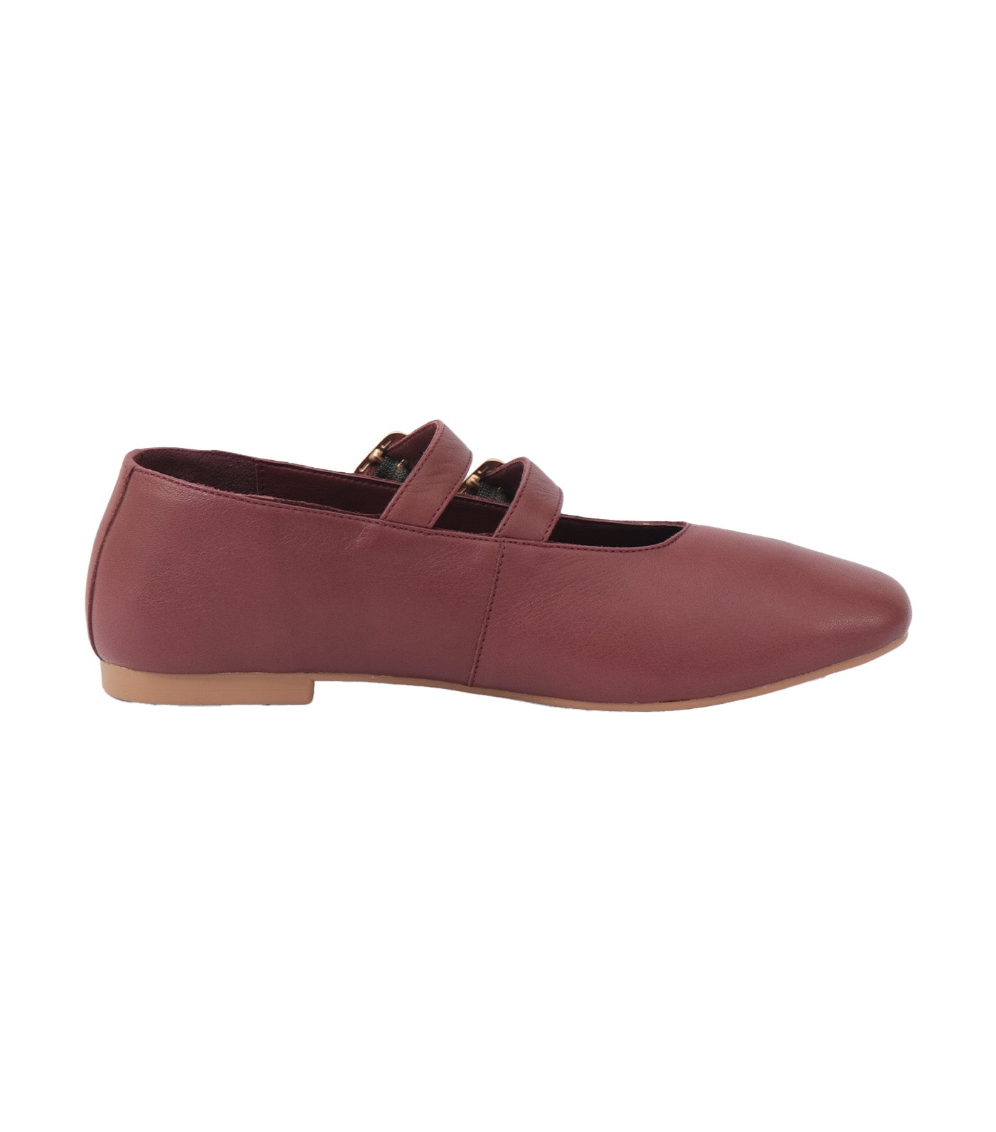 Gloria Ballet Flats Burgundy