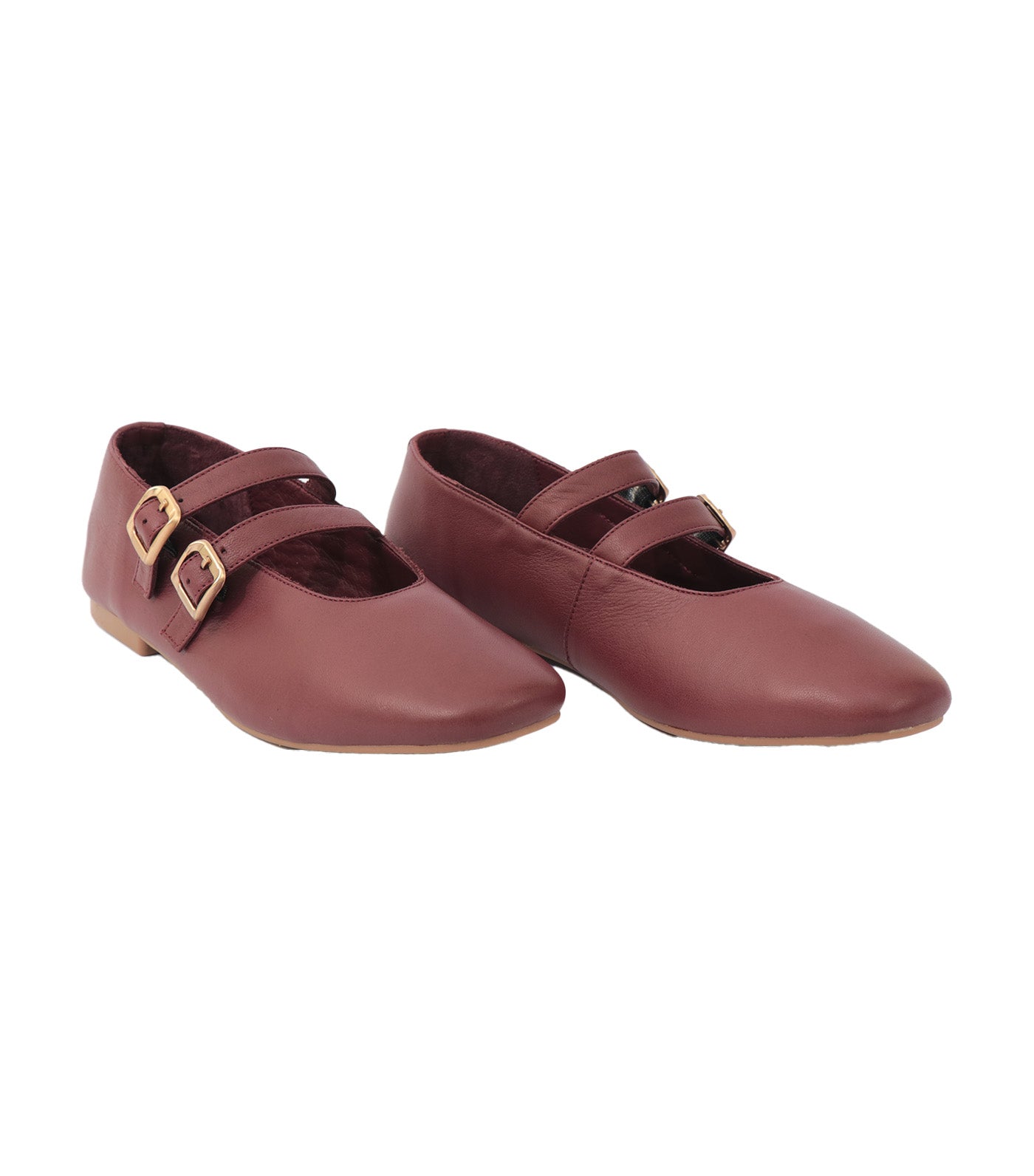 Gloria Ballet Flats Burgundy
