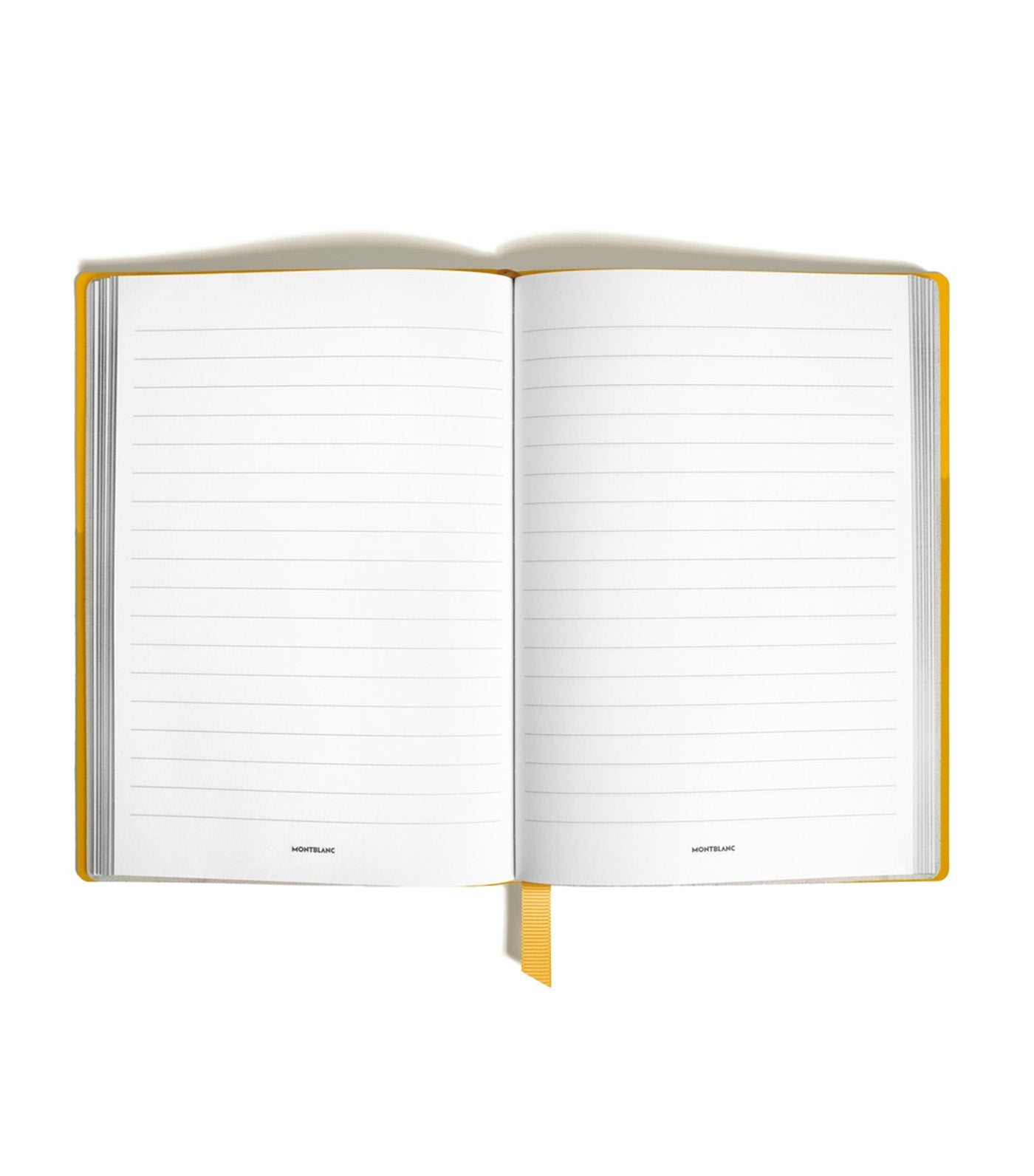 Notebook Medium, Saffiano Leather, Modena Yellow - Lined Pages