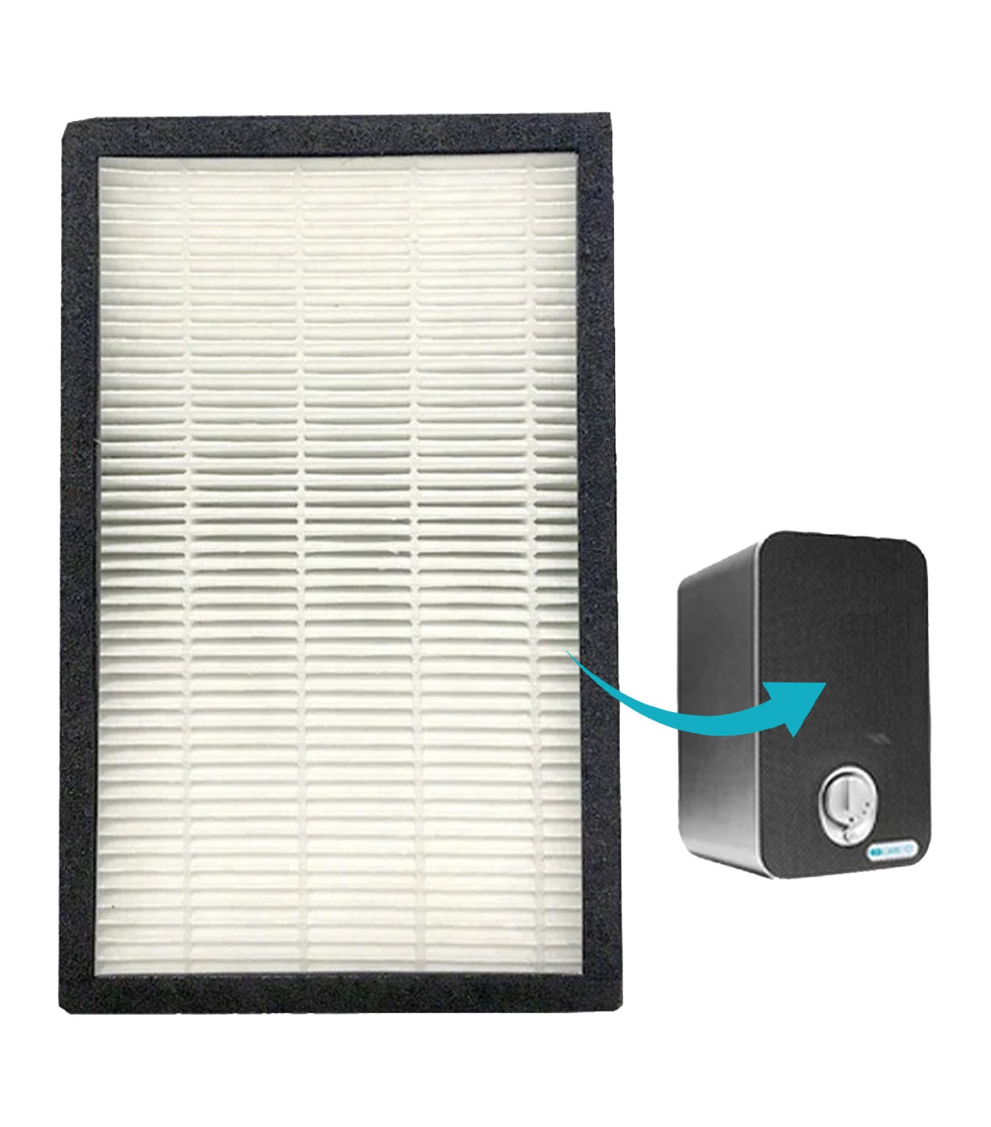 Desk Air Purifier HEPA Filter