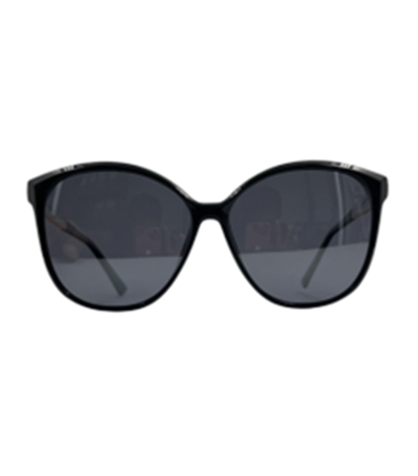 Complimentary Sunglass Round Black L