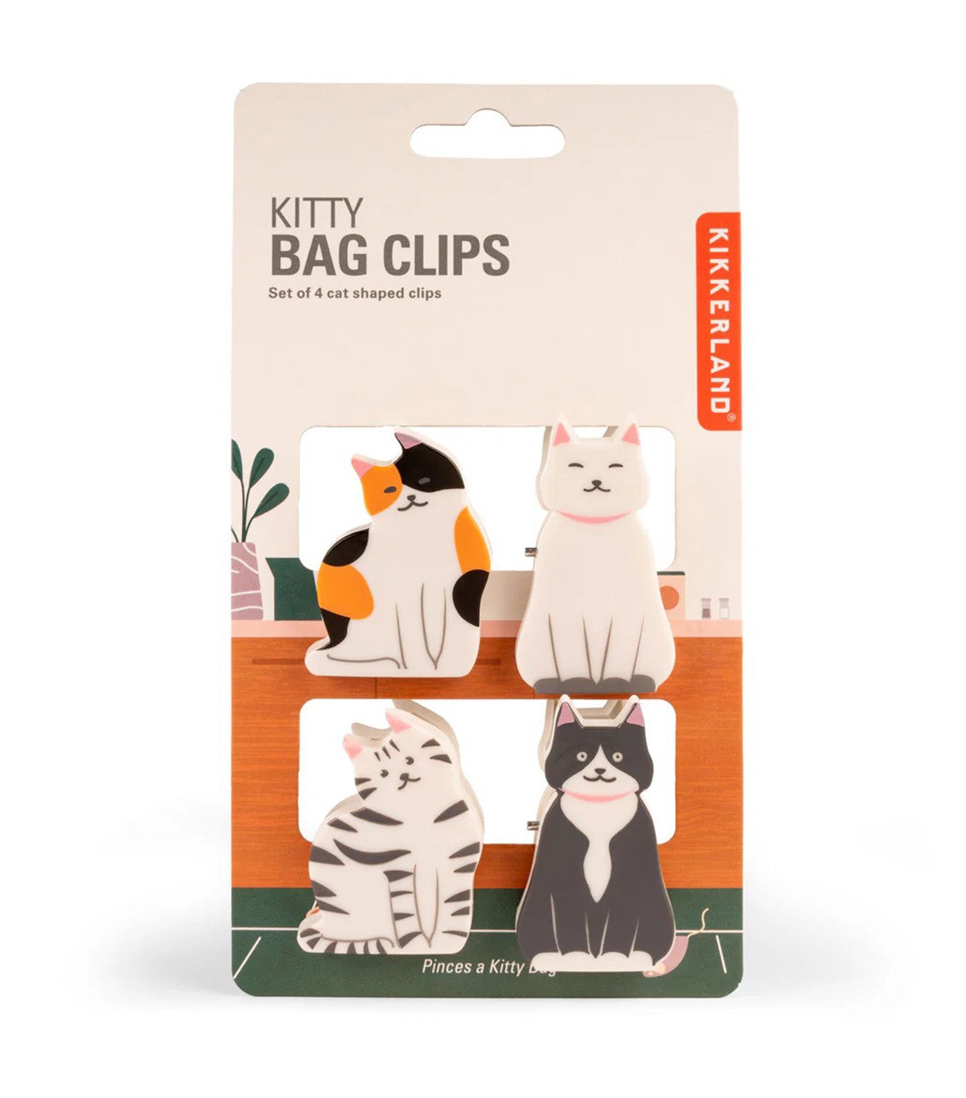 Kitty Bag Clips Multicolor
