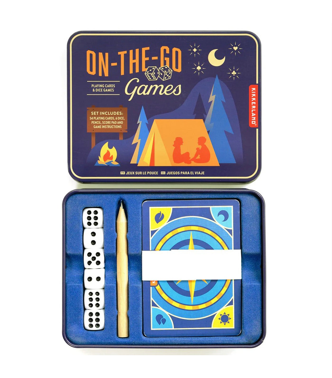 Kikkerland On-The-Go Games Multicolor 
