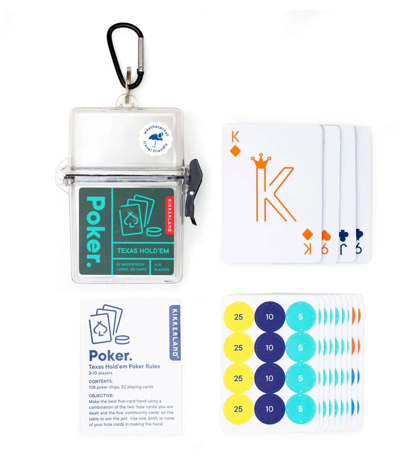 Kikkerland Poker Multicolor 