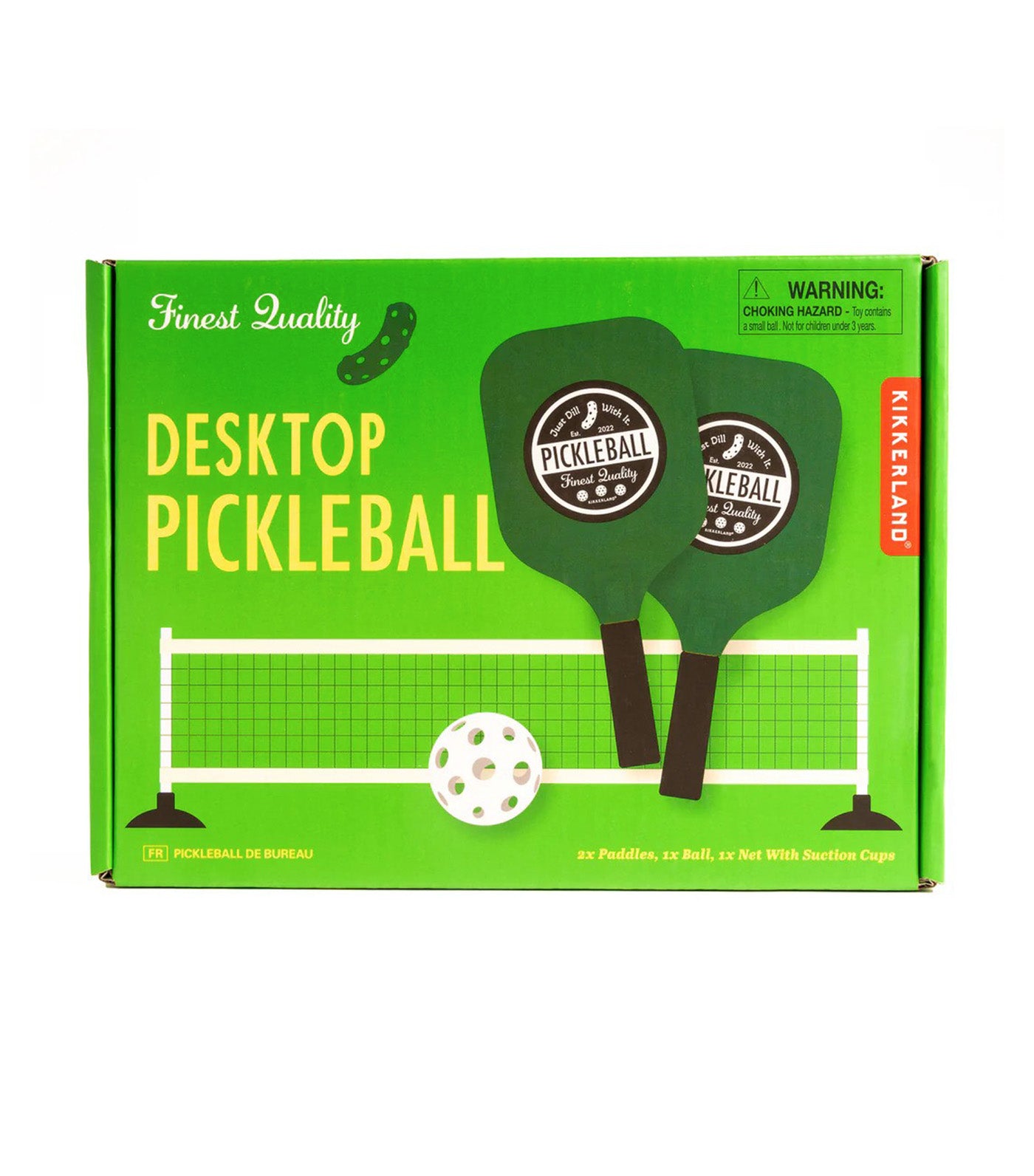 Kikkerland Desktop Pickleball Multicolor 