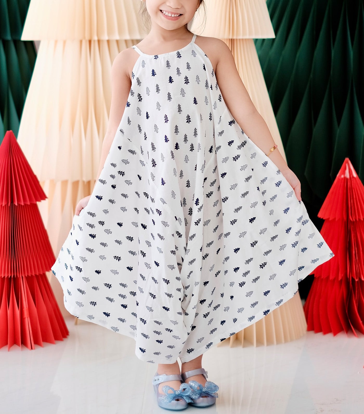 Payton Harem Jumpsuit & Winter Scene Latté