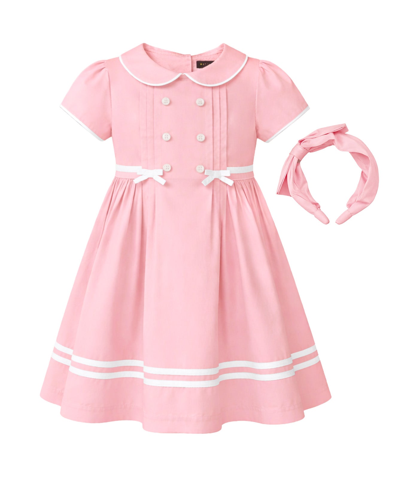 Sarie Girls Dress with Headband