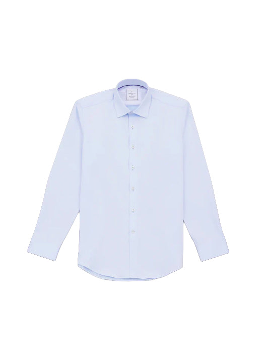 100/2 Herringbone Shirt Perfect Blue