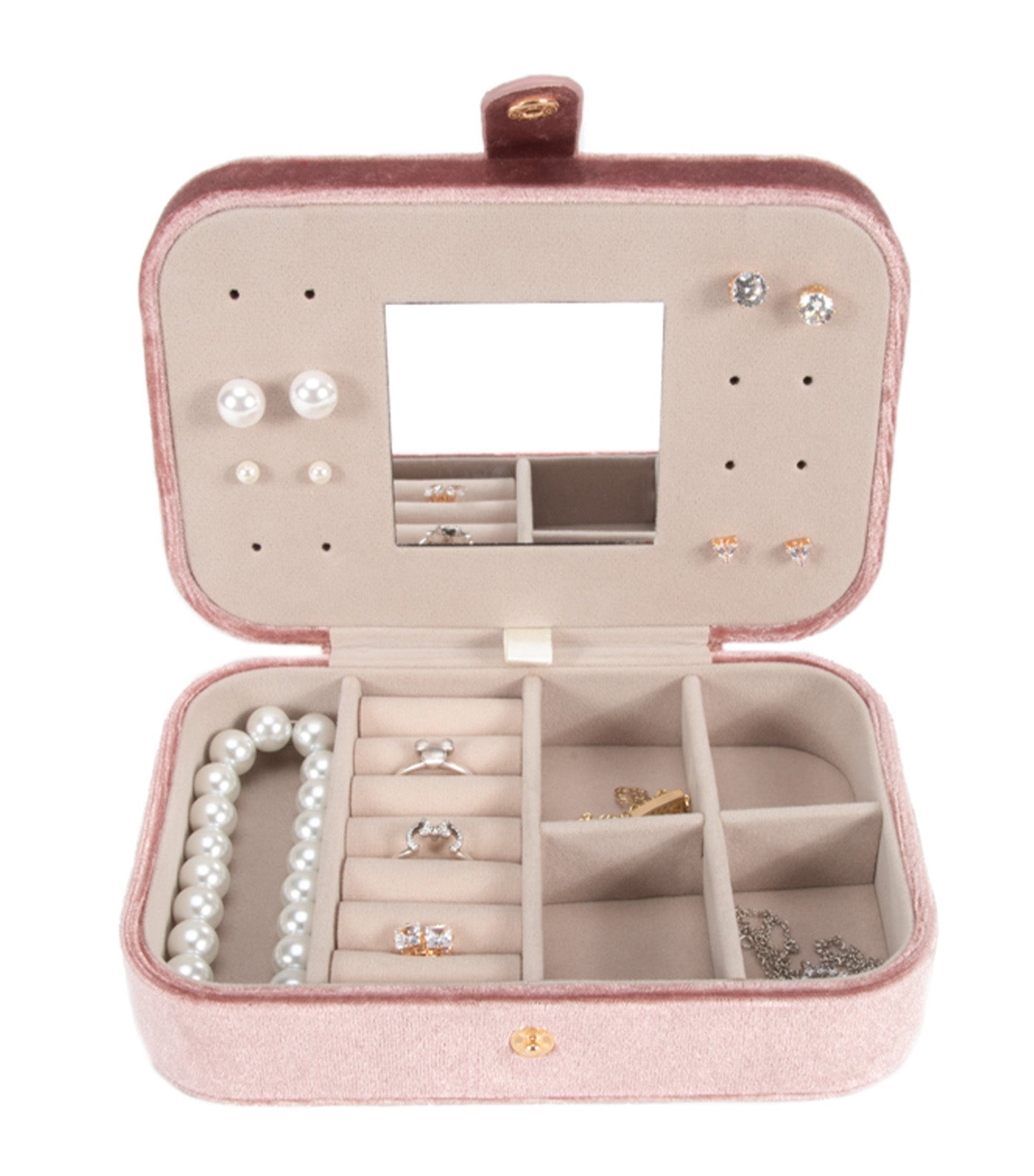 Vera Travel Jewelry Organizer Rose