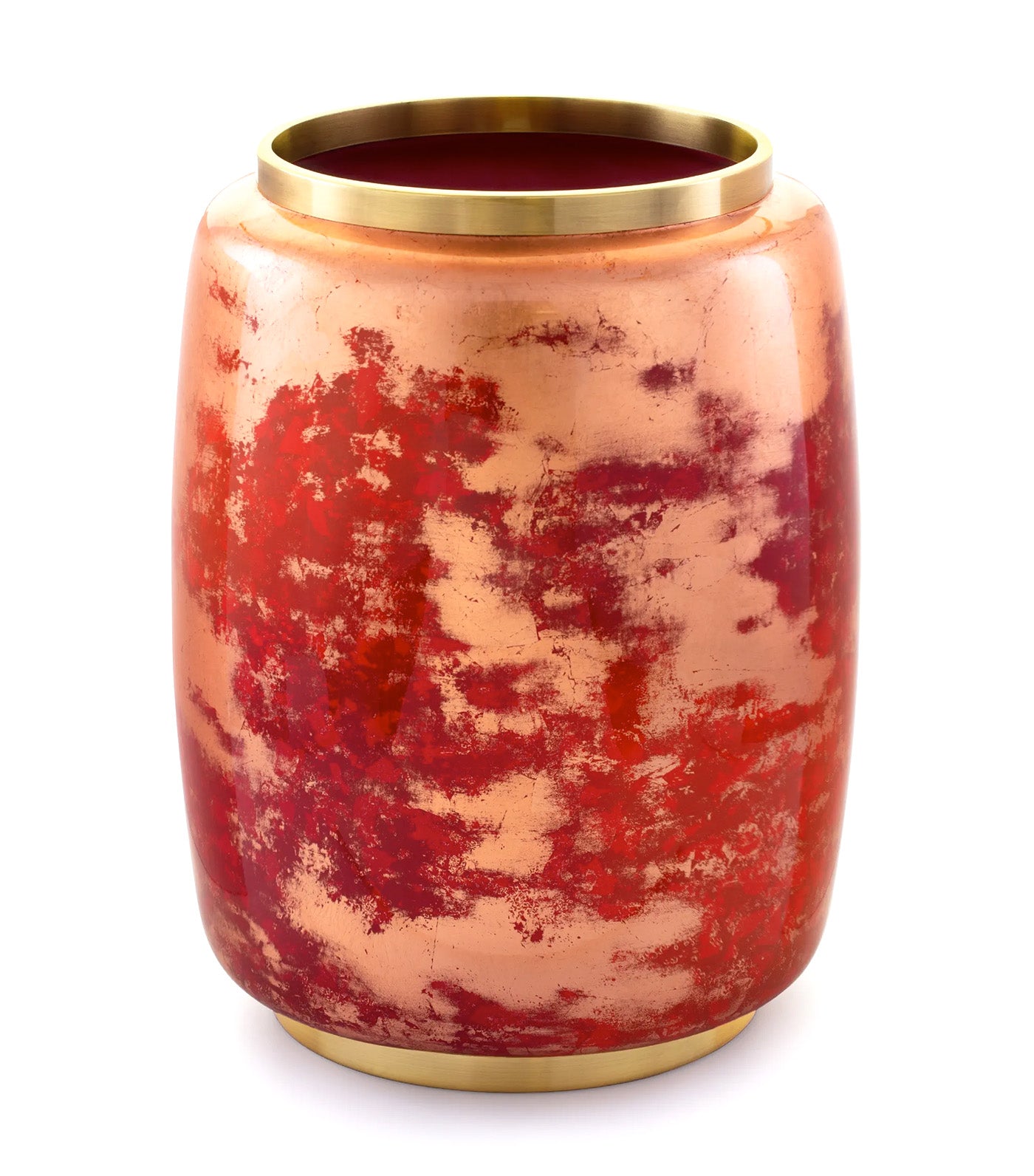 Big Red River Vase Red