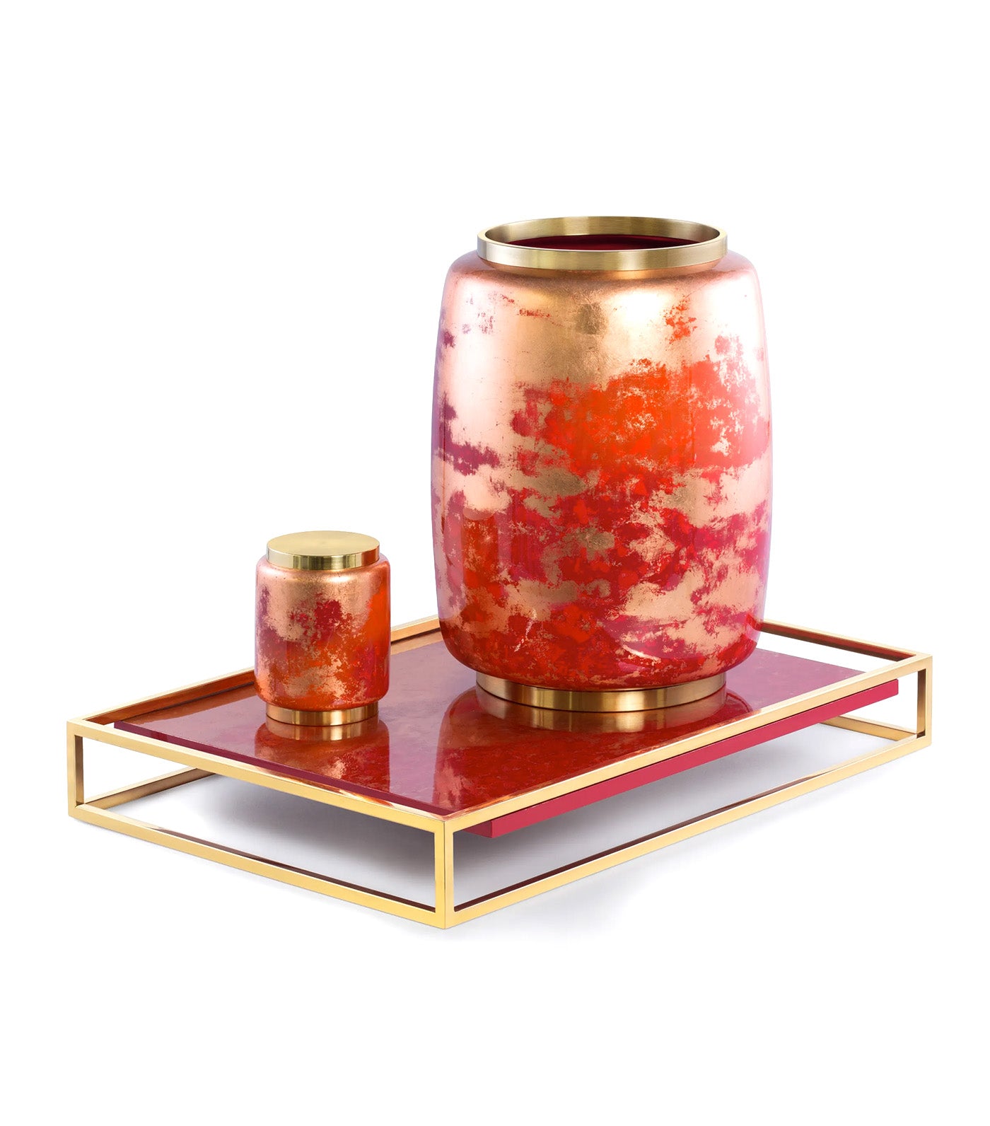 Big Red River Vase Red