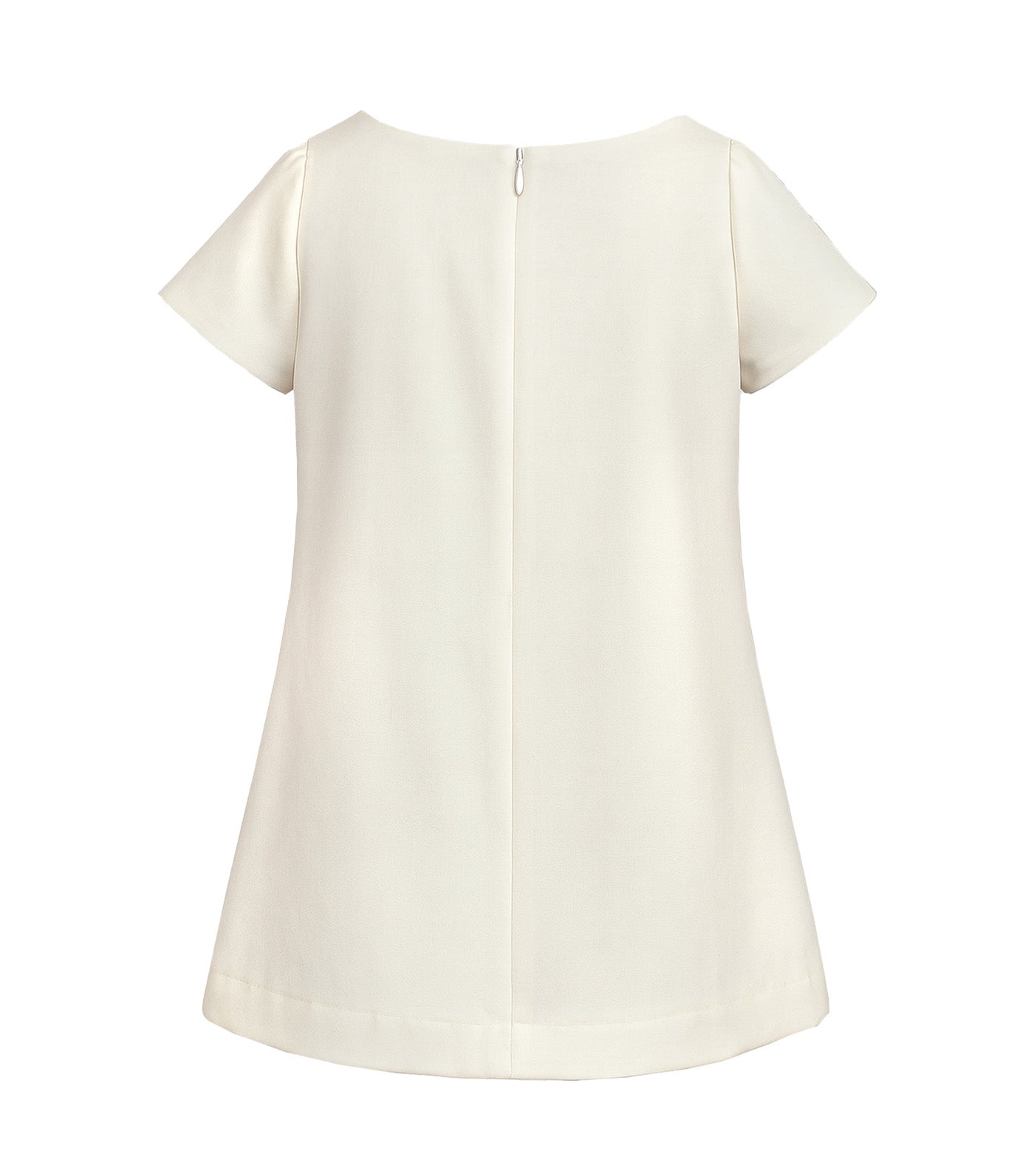 Thierry Girls Ivory Shift Dress with Bows