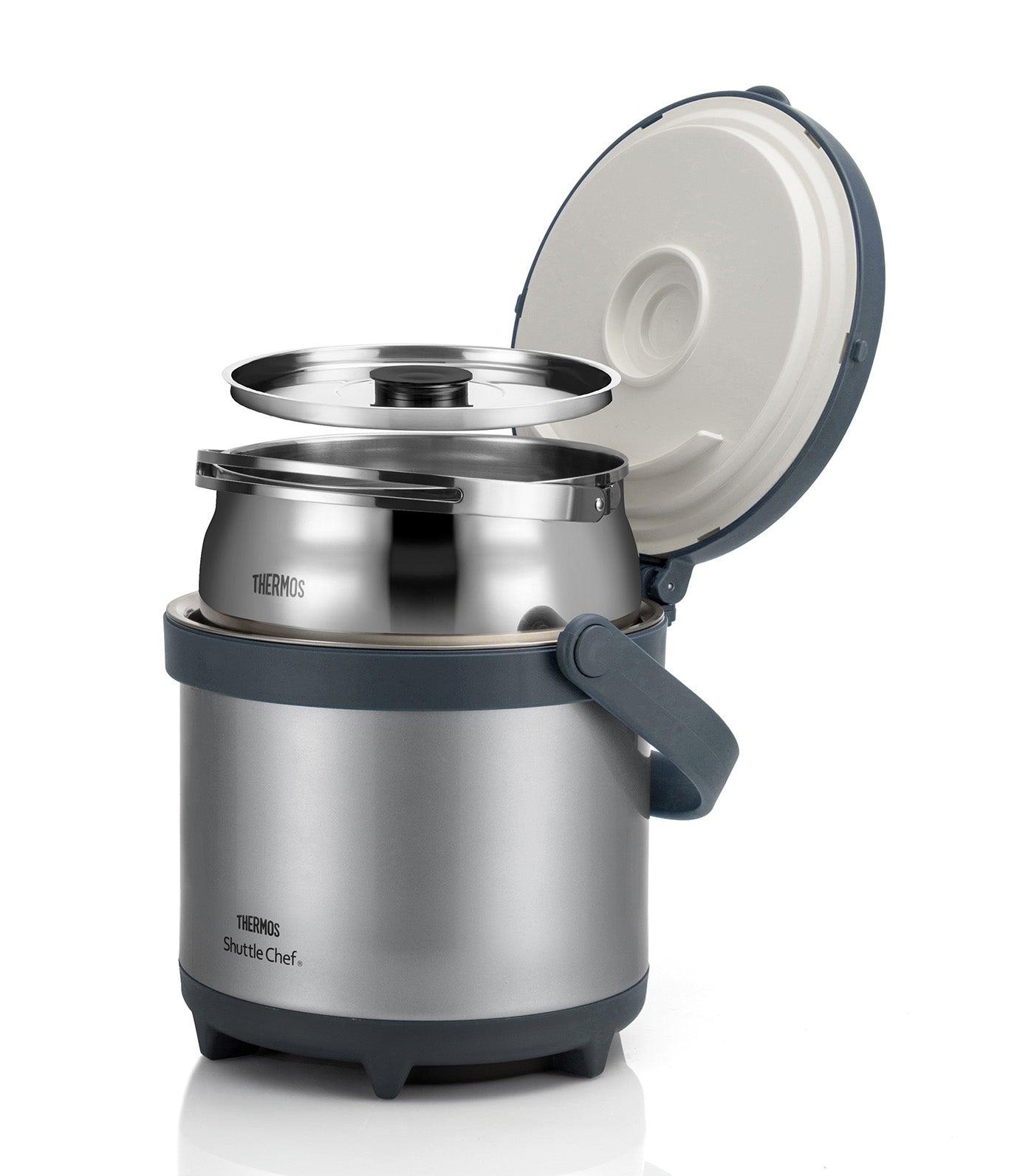 Thermos Shuttle Chef Thermal Cooker 4.5L Clear Stainless