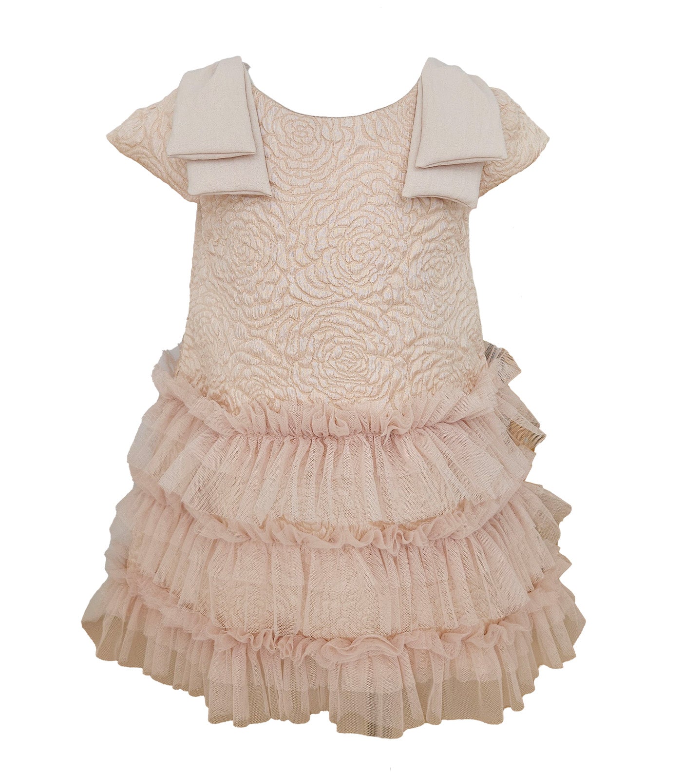 Jacquette Dress Beige