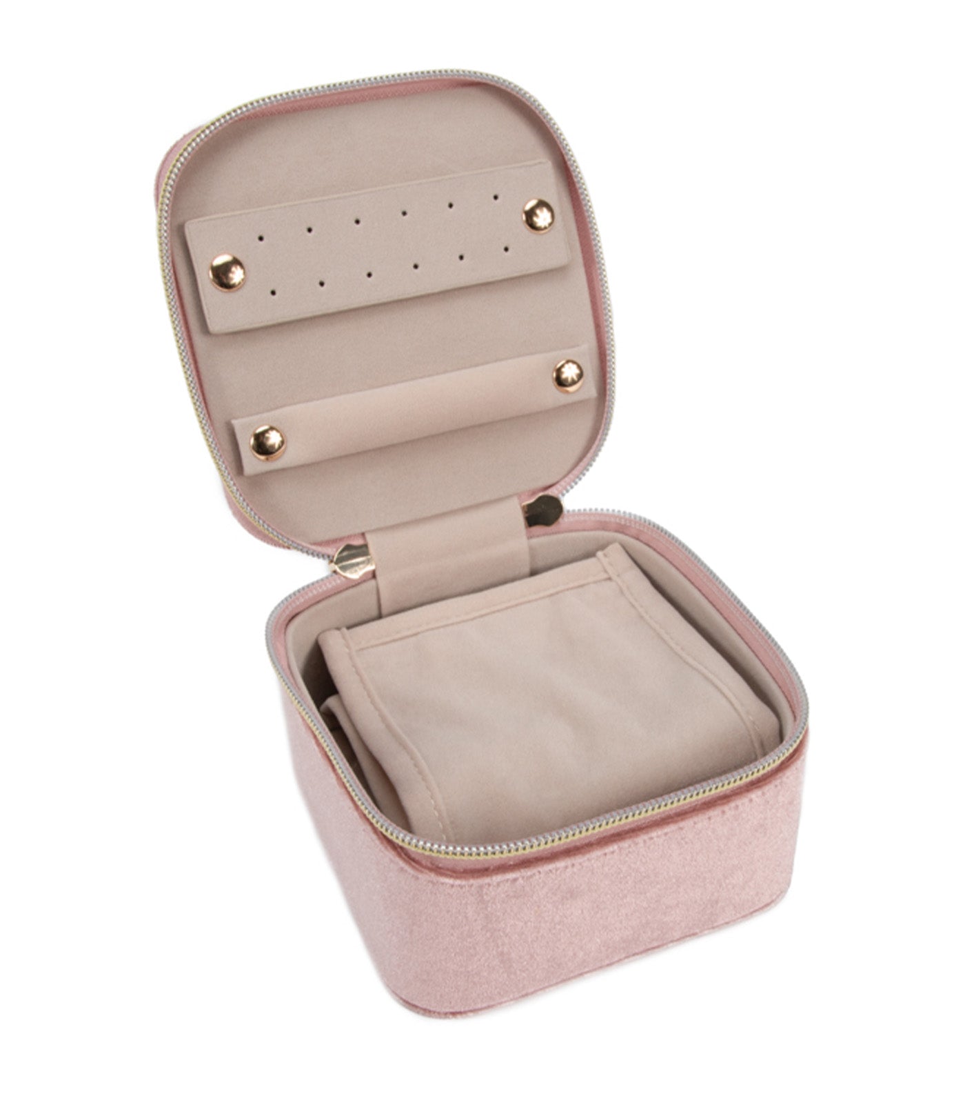 Vera Travel Jewelry Case with Pouch Rose