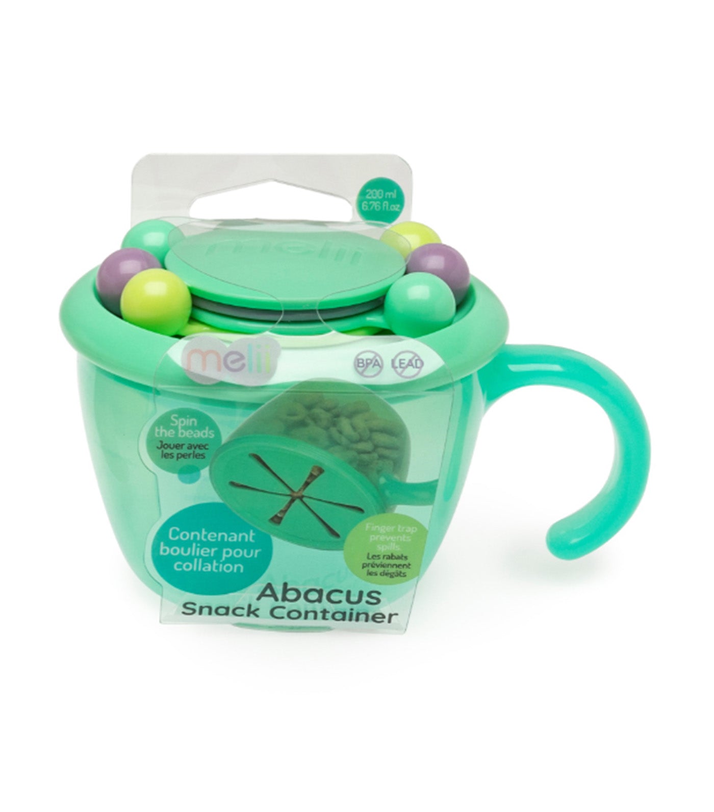 Melii Abacus Snack Container Mint