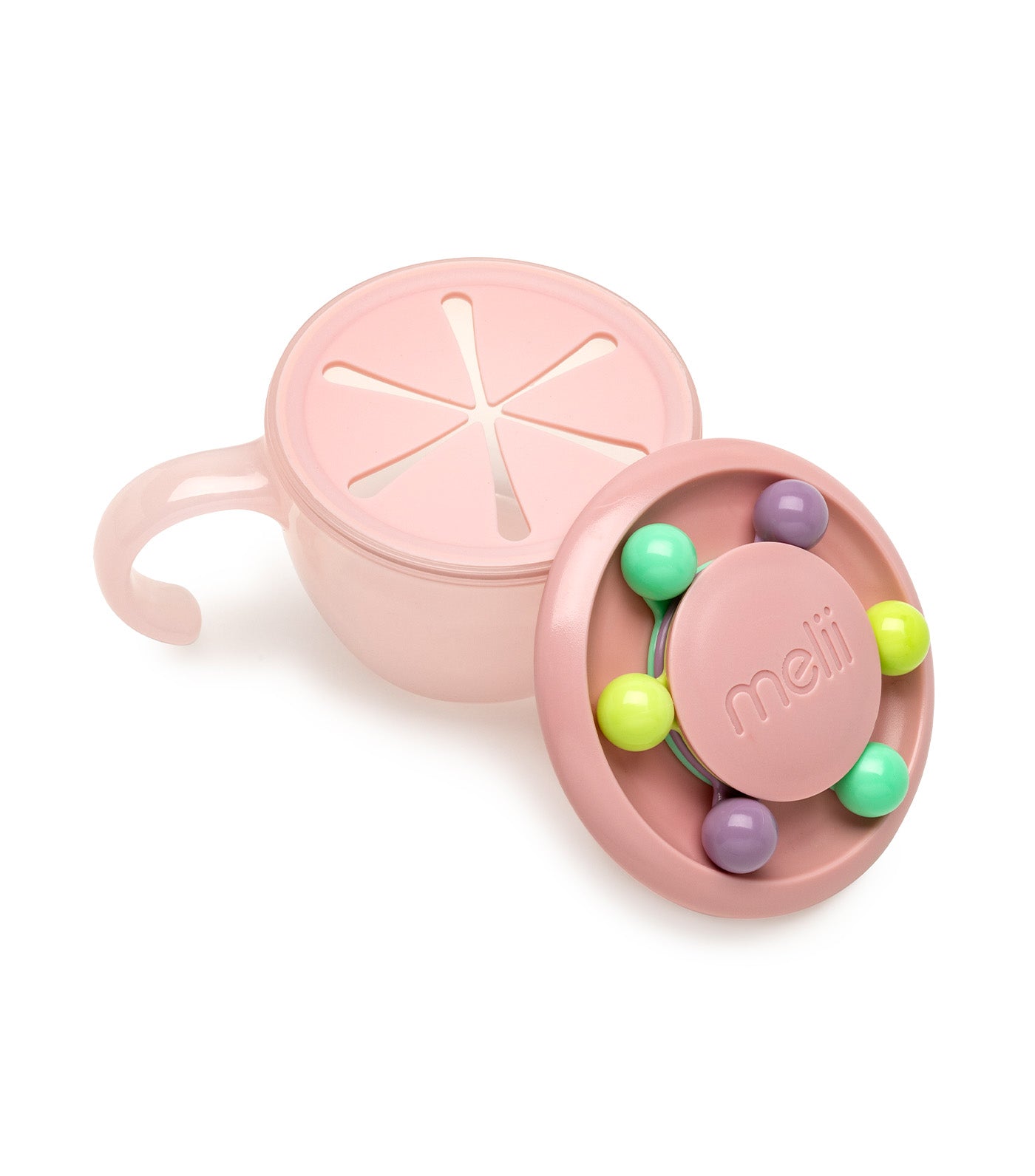 Melii Abacus Snack Container Pink