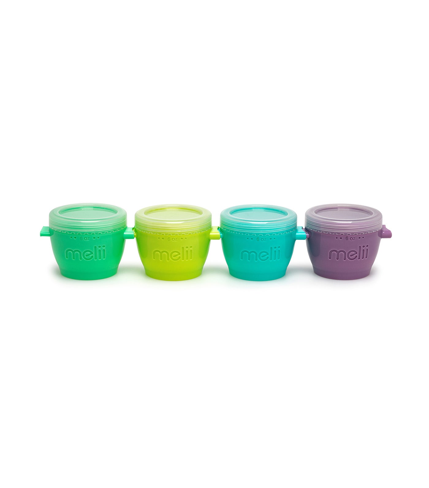 Melii Snap & Go Pods 4-Piece Set 6oz