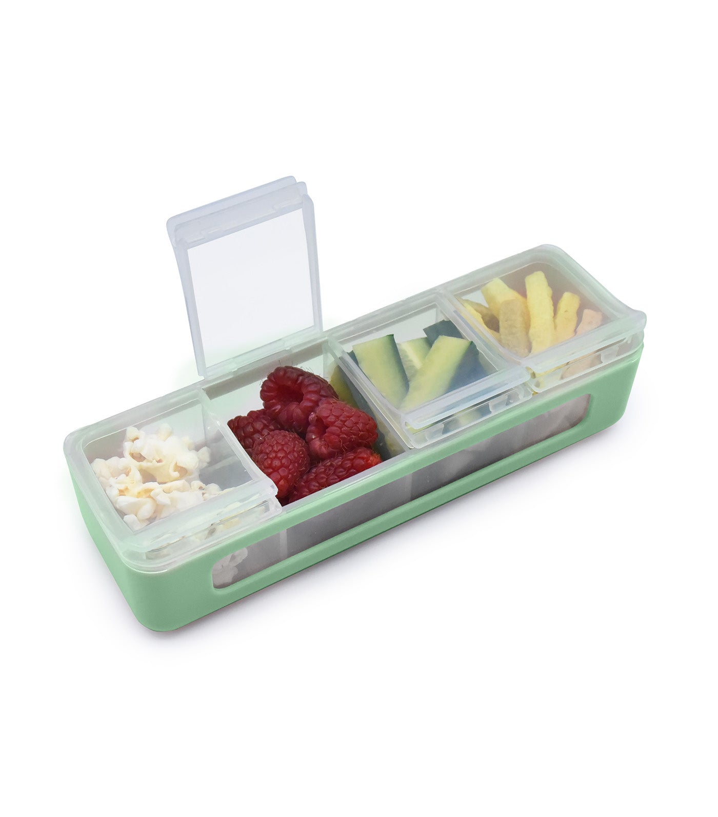 Melii Snackle Box - 4 Compartment Mint