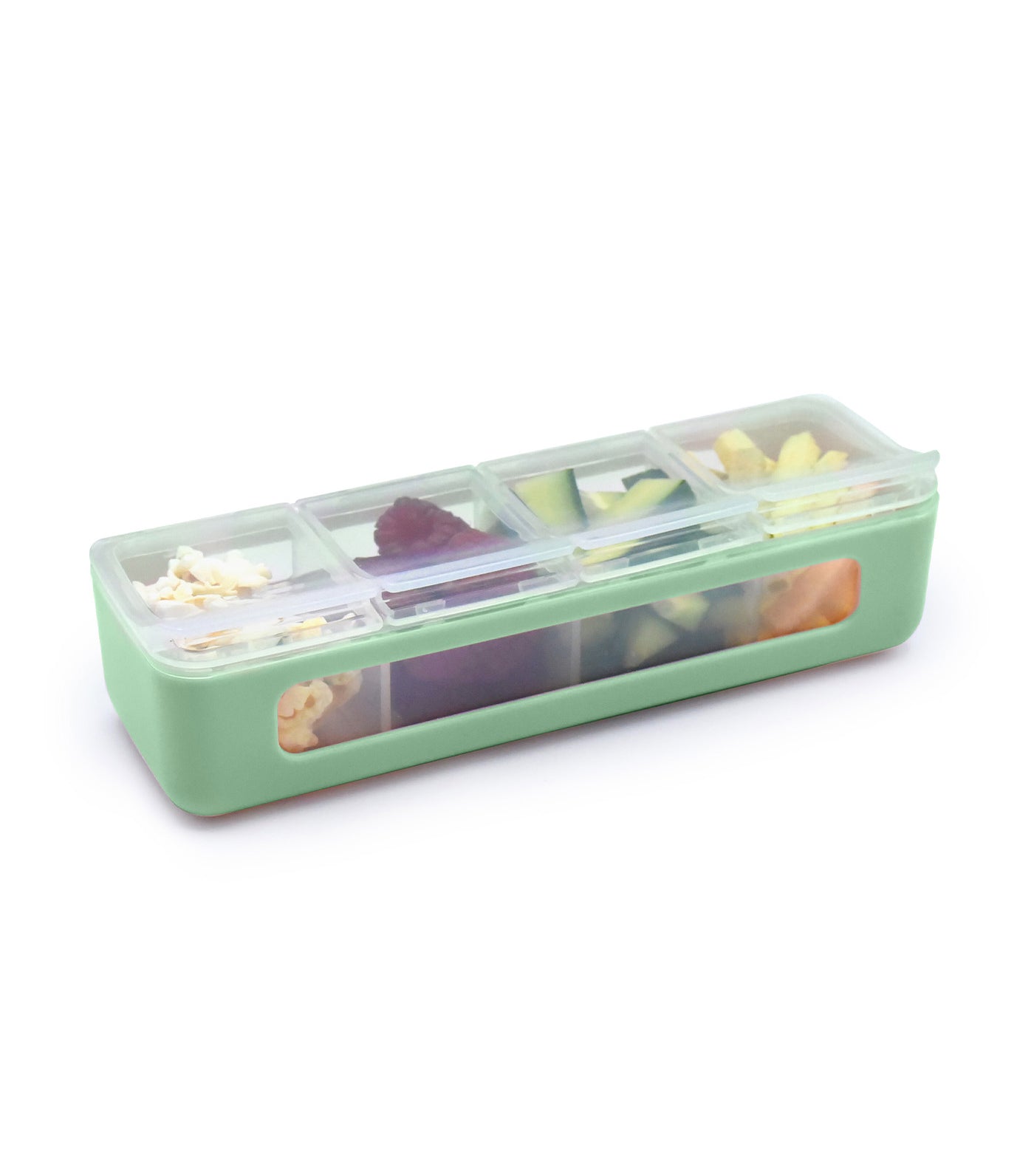 Melii Snackle Box - 4 Compartment Mint