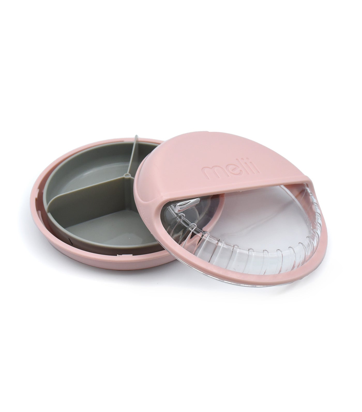 Melii Spin Snack Container Pink