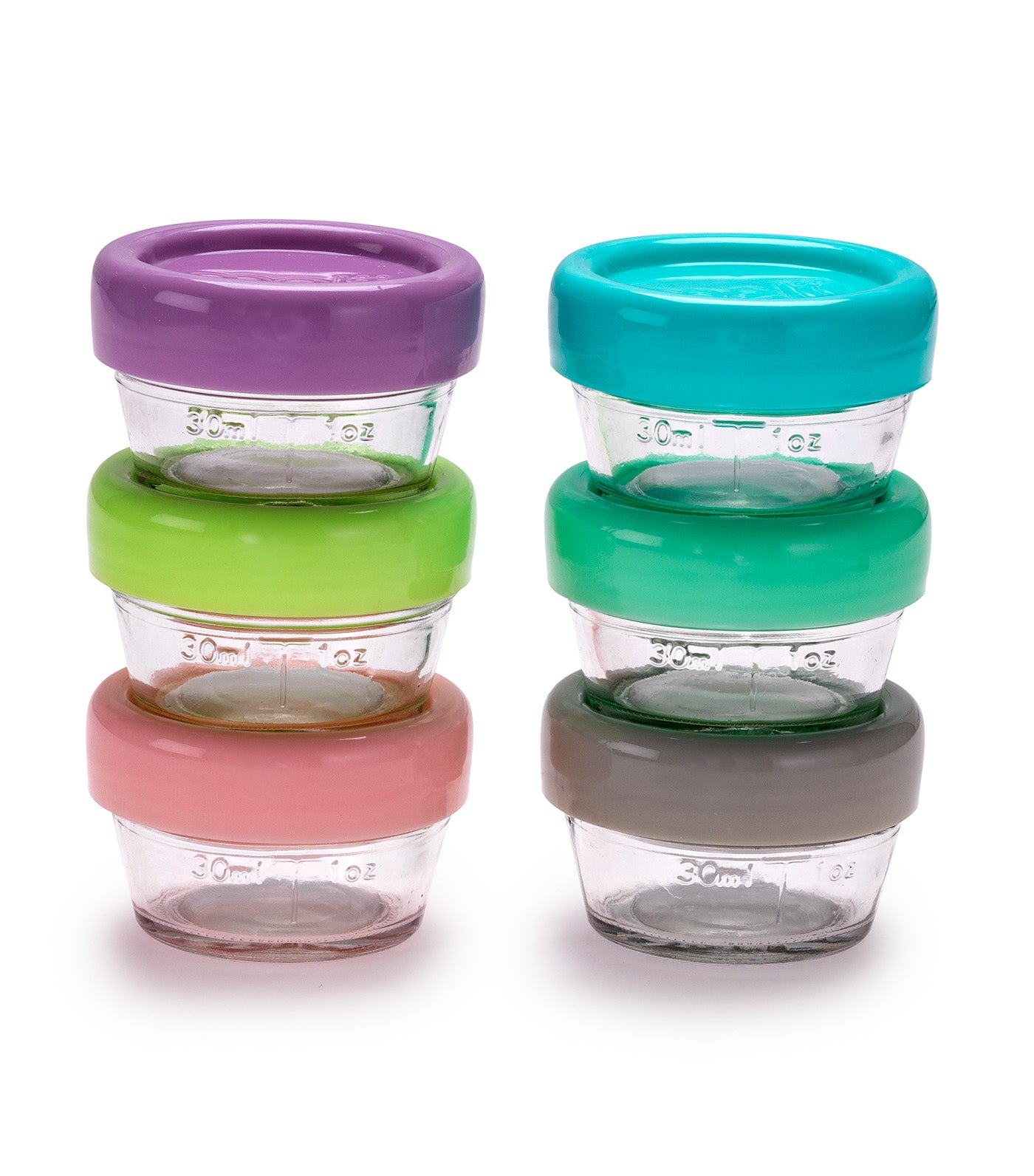 Glass Food Container, 6-Piece Set