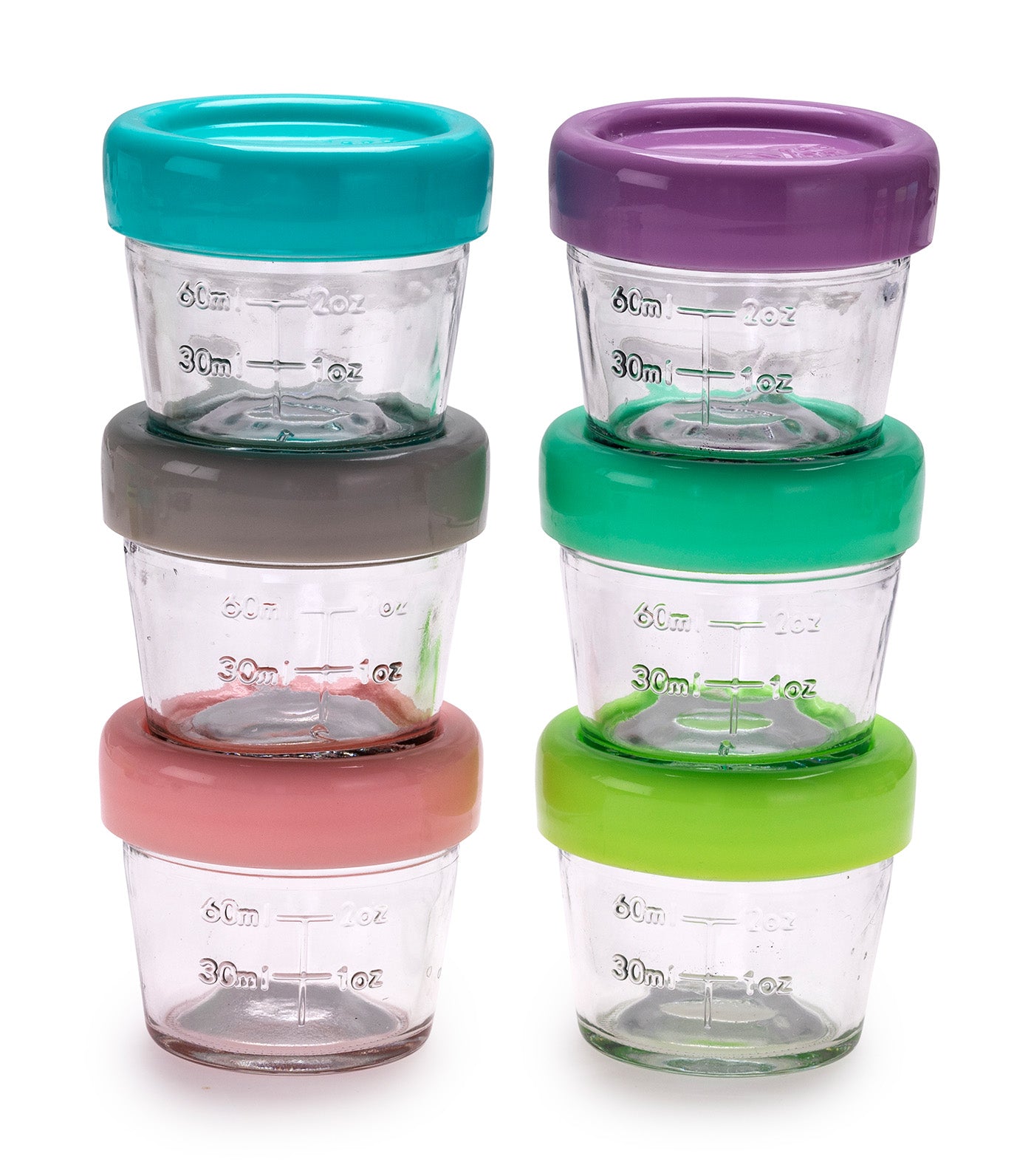 Glass Food Container, 6-Piece Set