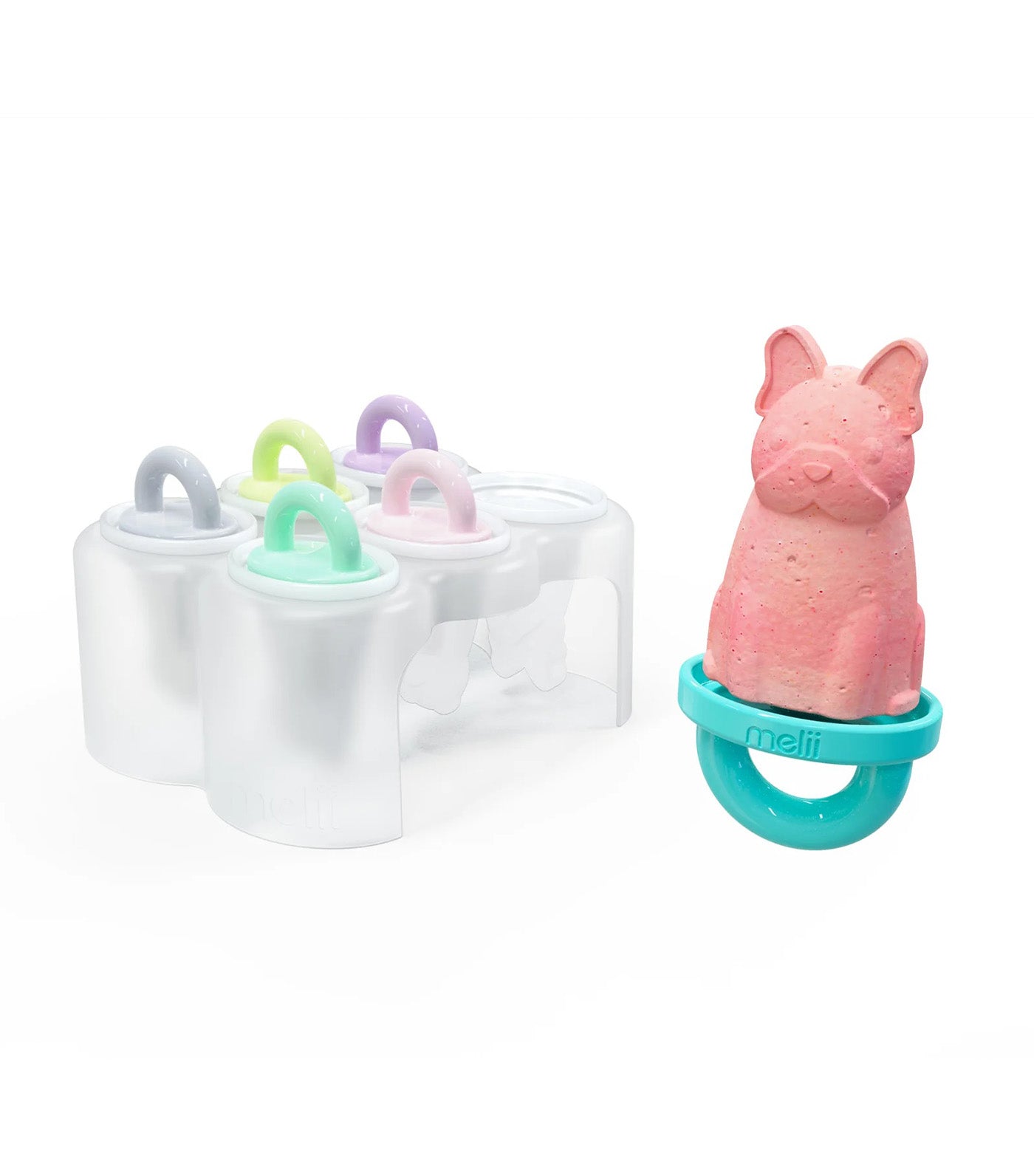 6-Piece Animal Ice Pops with Tray