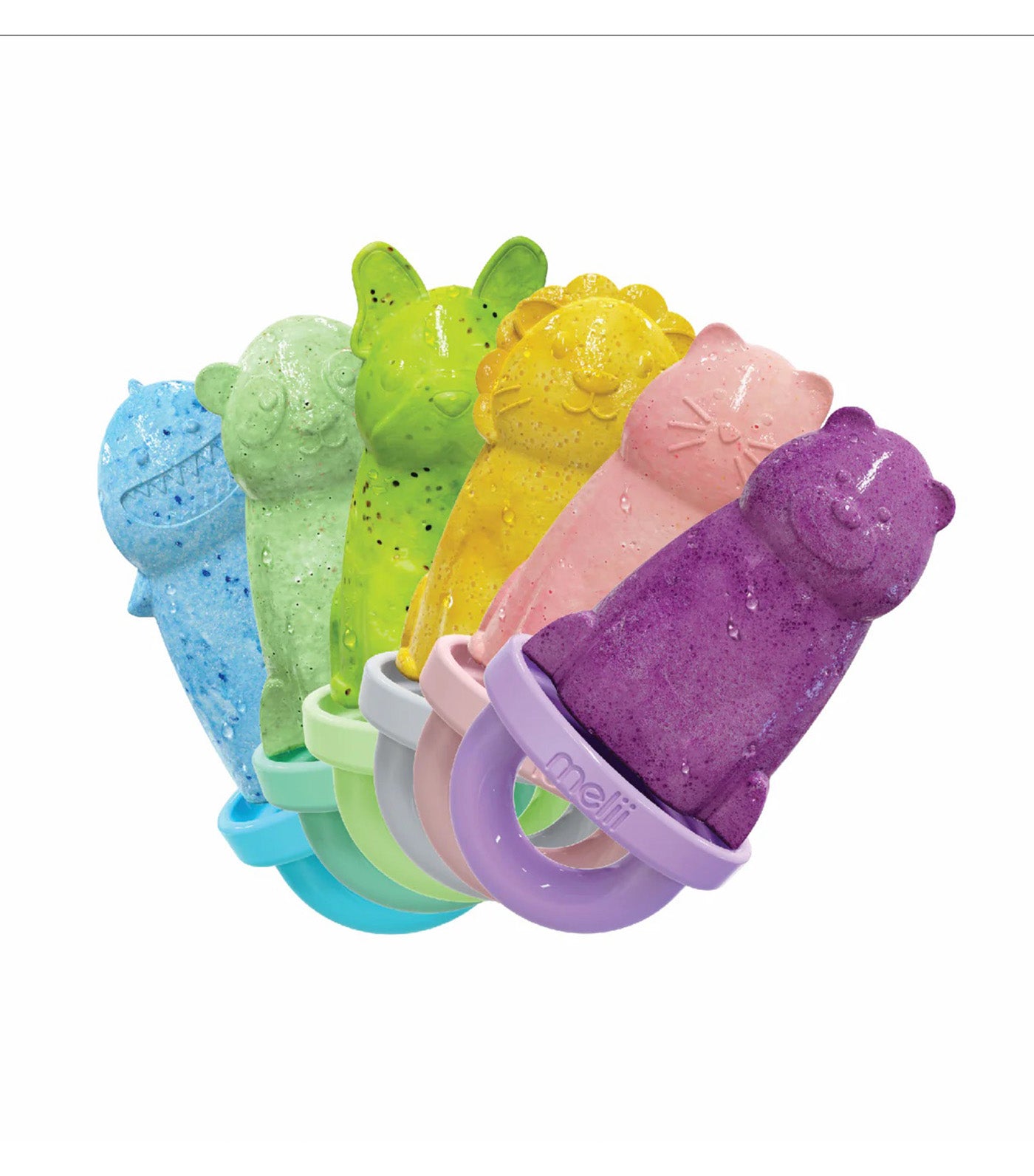 6-Piece Animal Ice Pops with Tray