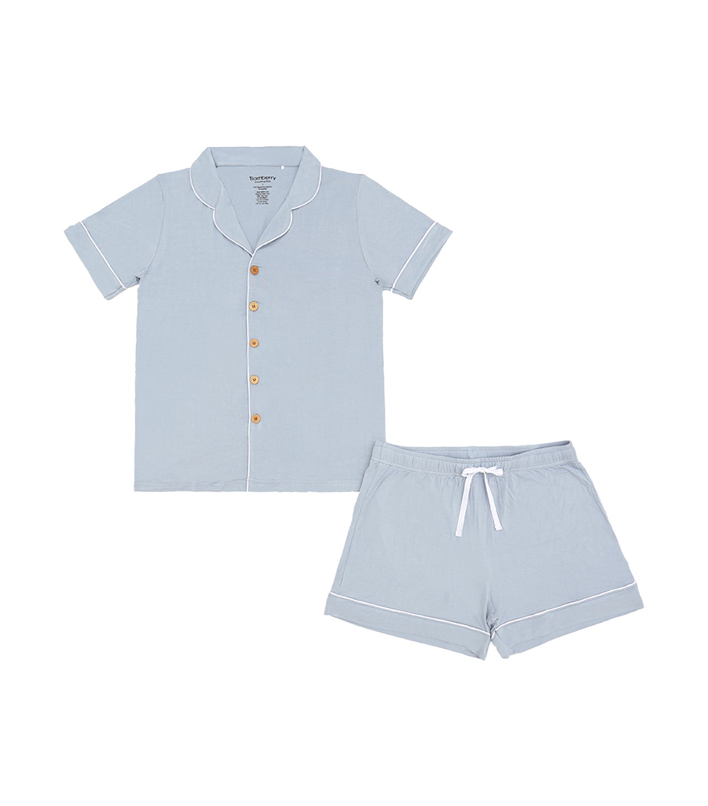 Bamberry Baby Adult Pajama Set Shorts Glacier Blue