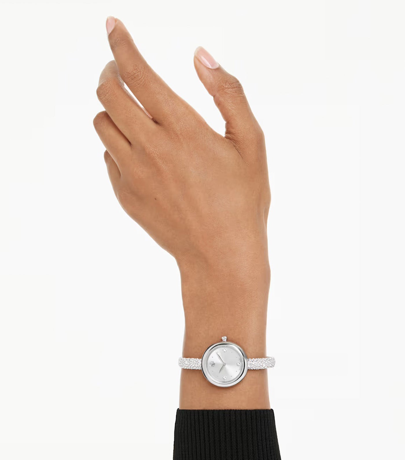 Sublima Bangle Watch Swiss Made, Metal Bracelet, Stainless Steel, Silver Tone