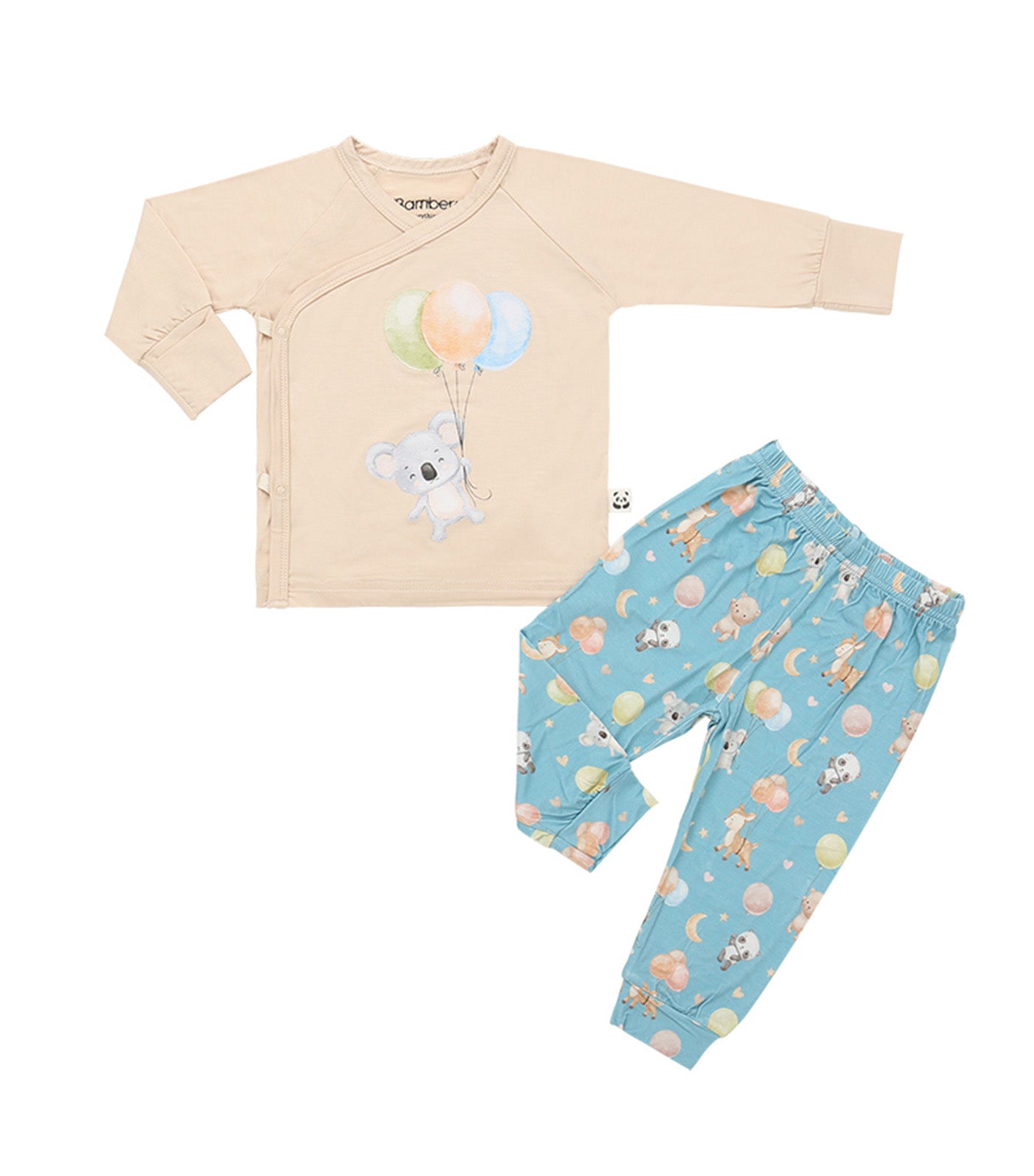 Longsleeve Kimono Pajama Set