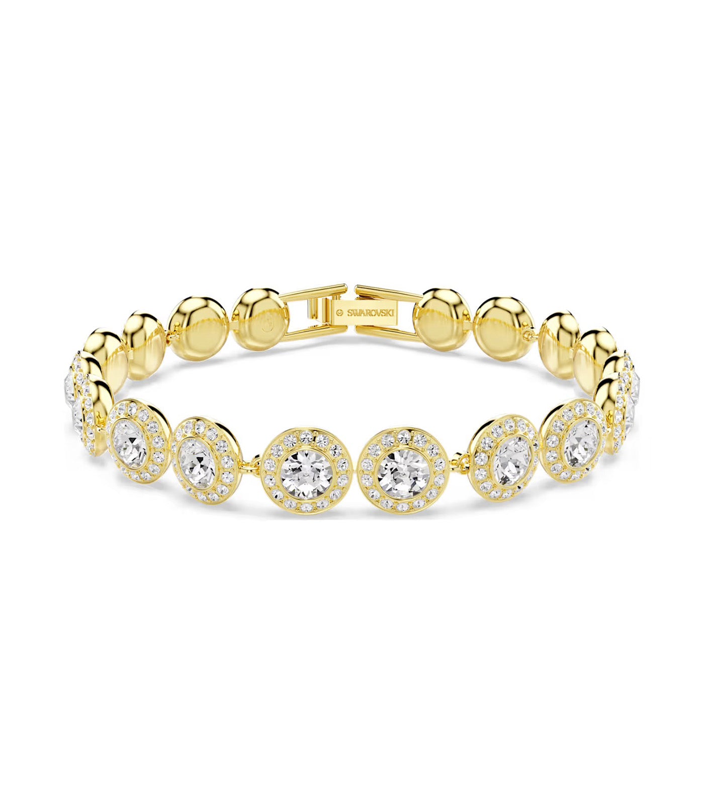 Una Angelic Set Set (3), Round Cut, Gold-Tone Plated, White