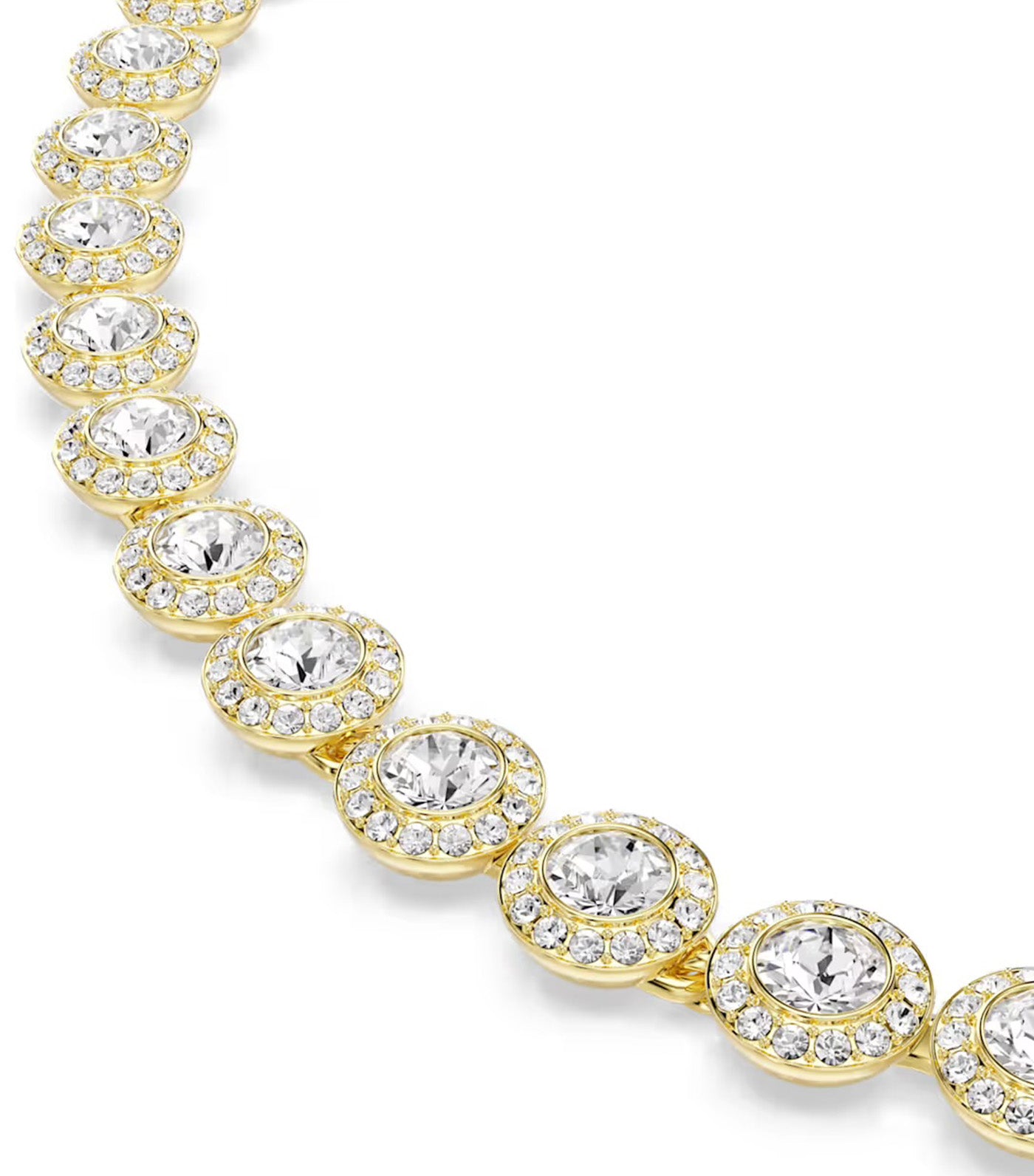 Una Angelic Set Set (3), Round Cut, Gold-Tone Plated, White