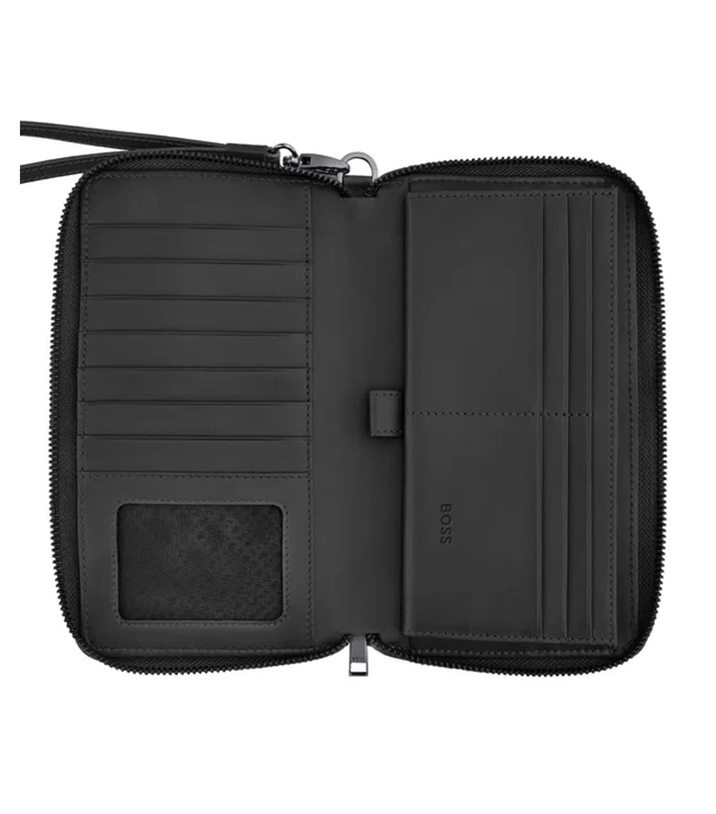 Travel Wallet Double B Saffiano