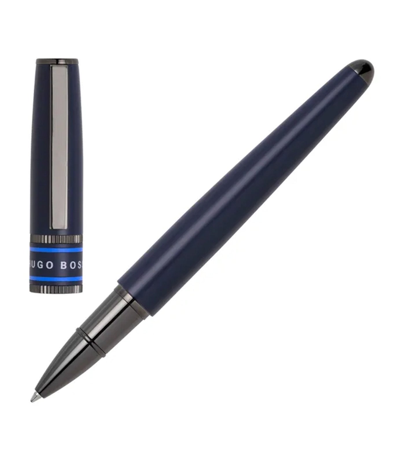 Hugo Boss Rollerball Pen Illusion Gear Blue