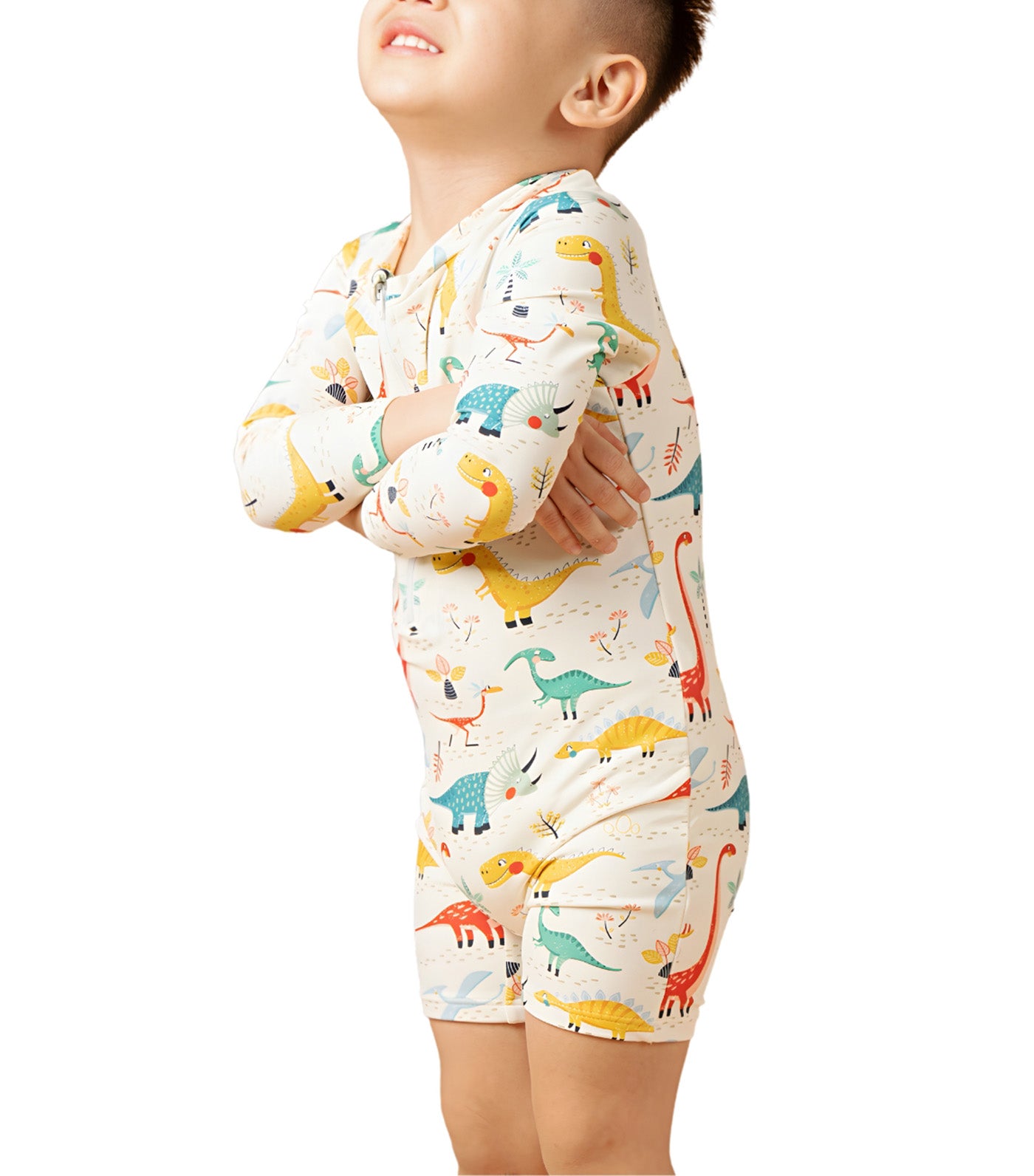 Little Bob Long Sleeves Wetsuit Dinosaur