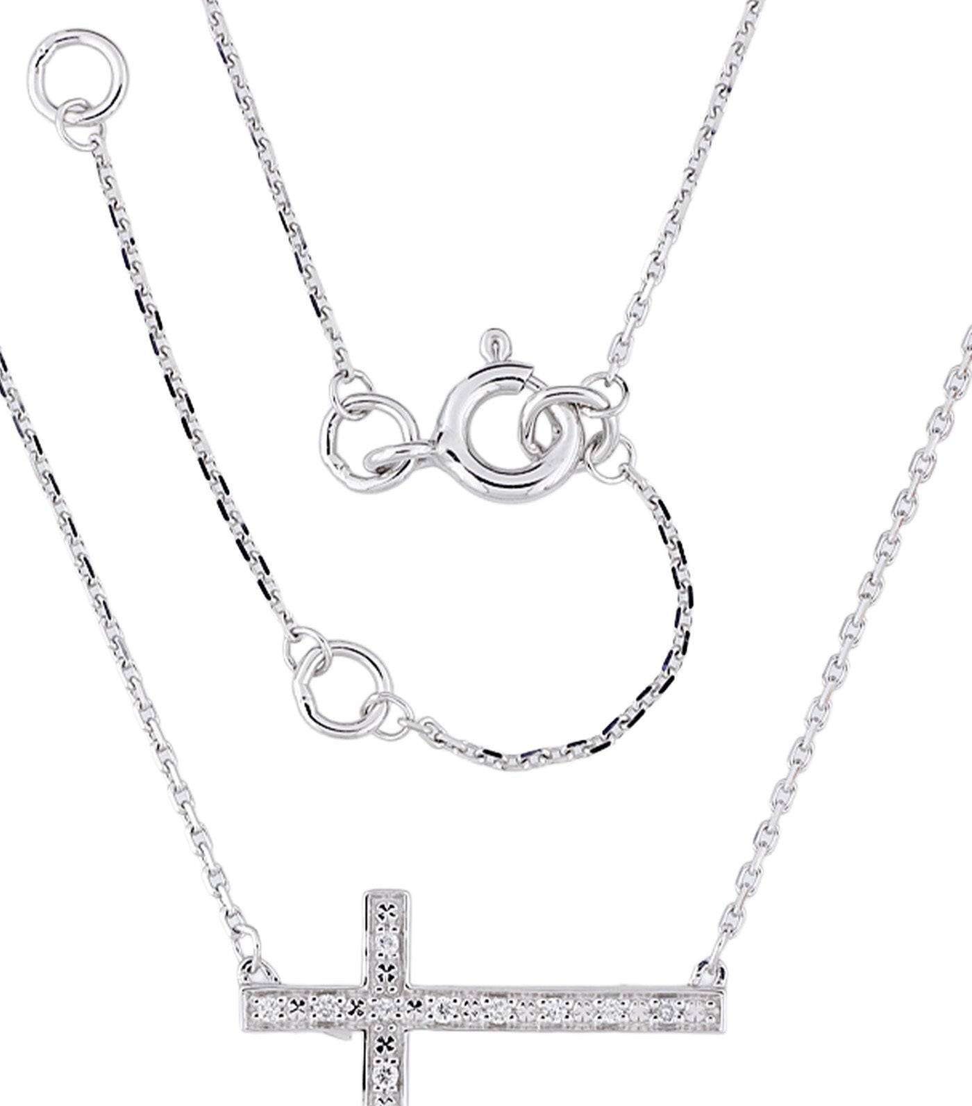 18K Necklace White Gold