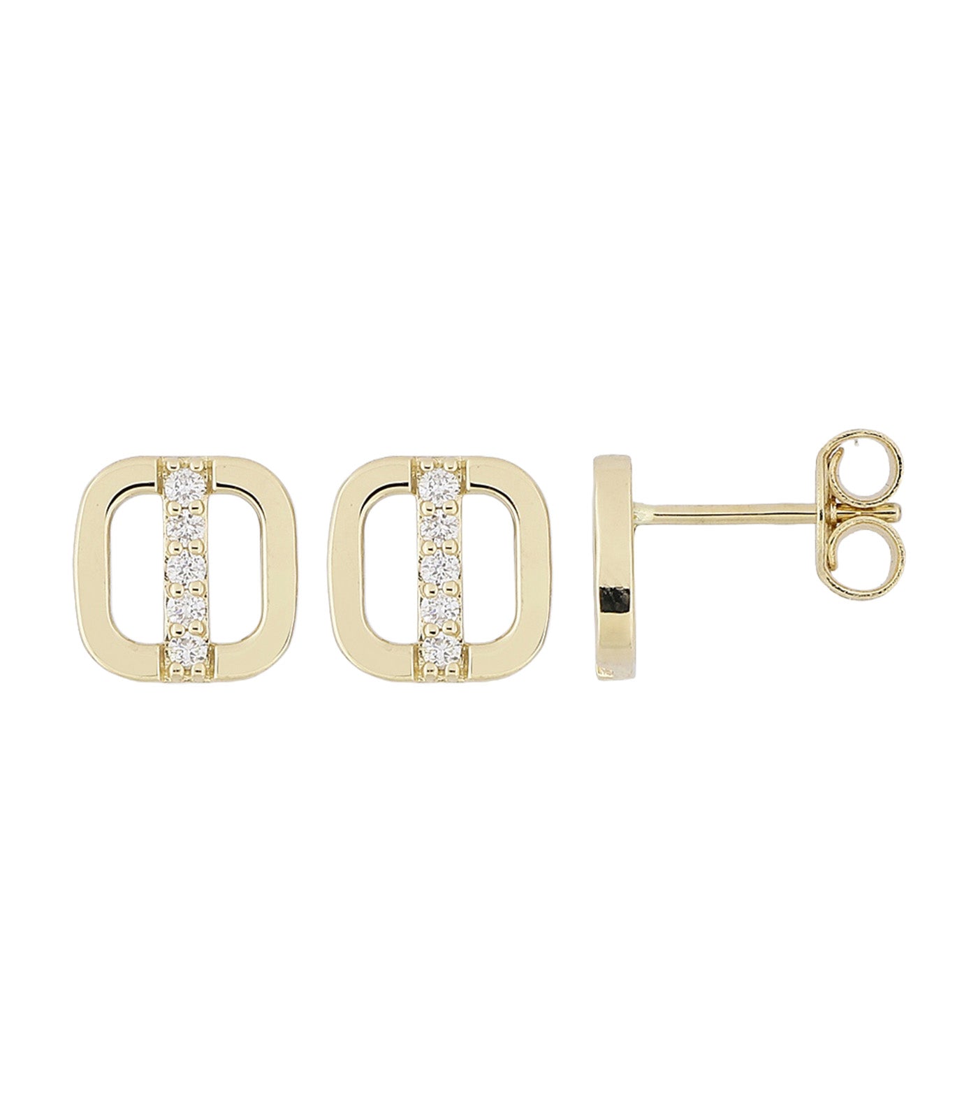 18K Yellow Gold Earrings