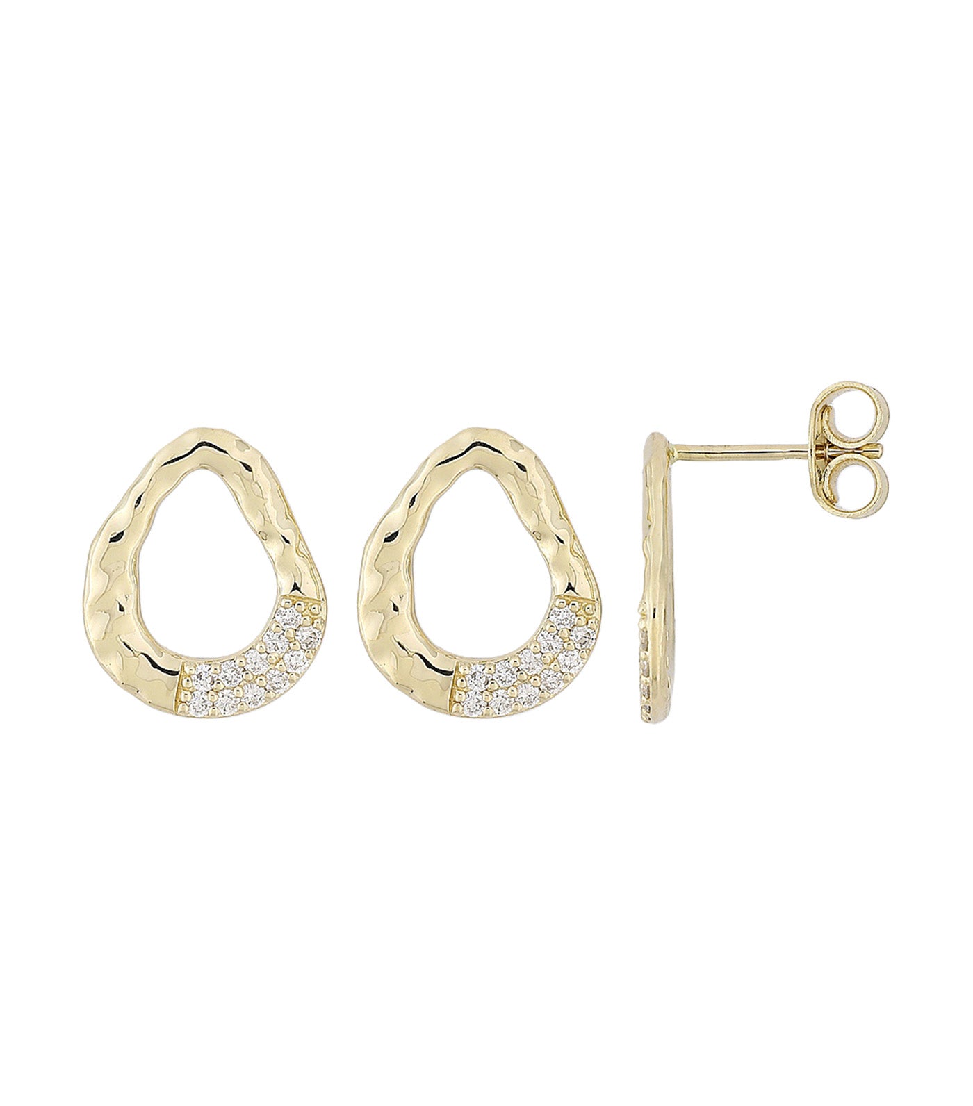 18K Yellow Gold Earrings
