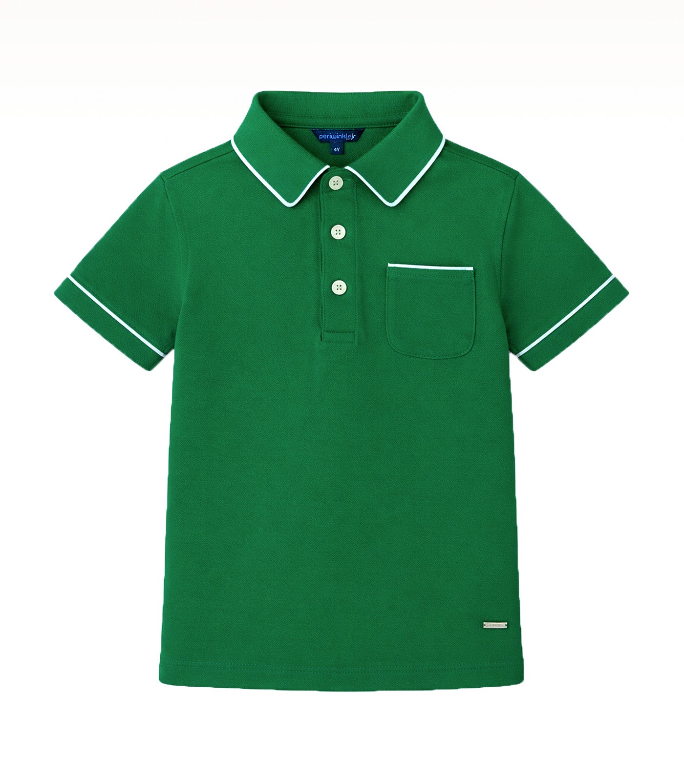 Periwinkle Rohan Boys Polo Pique Shirt Green