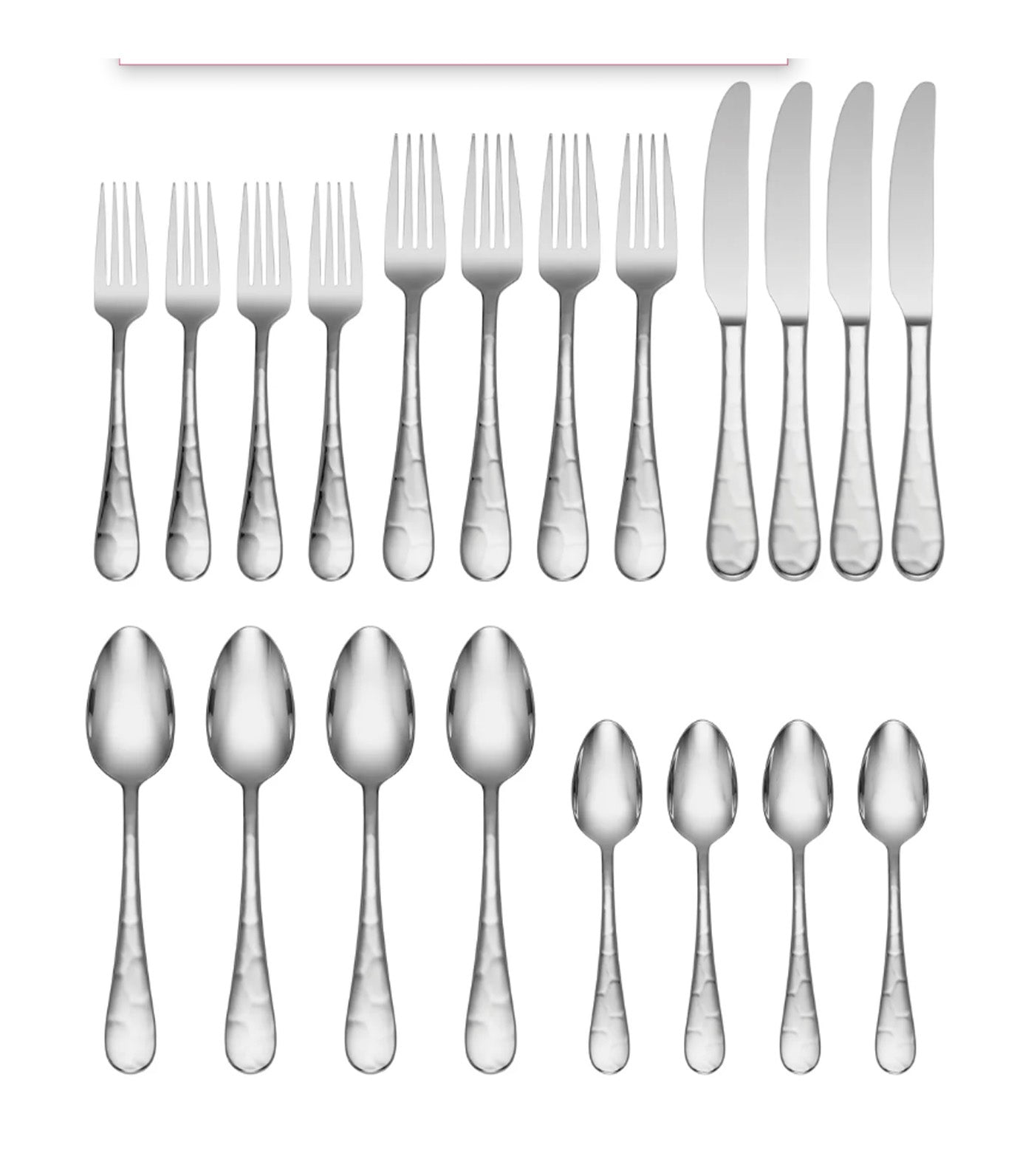 Piper Stainless Steel 45-Piece Everyday Flatware Set