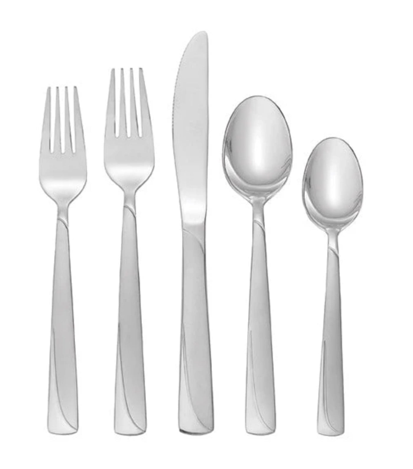 Madeline Stainless Steel 51-Piece Everyday Flatware with Caddy