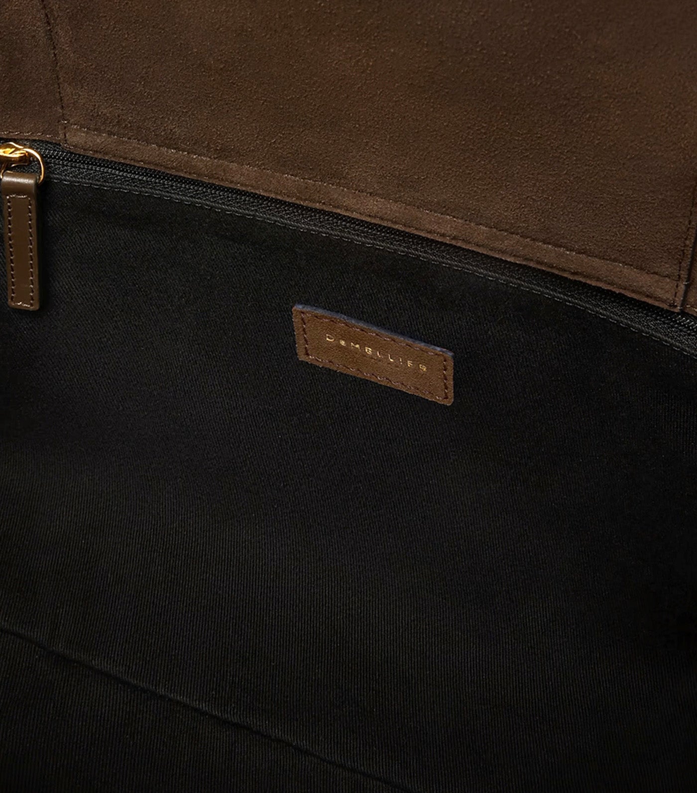 The Midi Hudson Handbag Suede Mocha