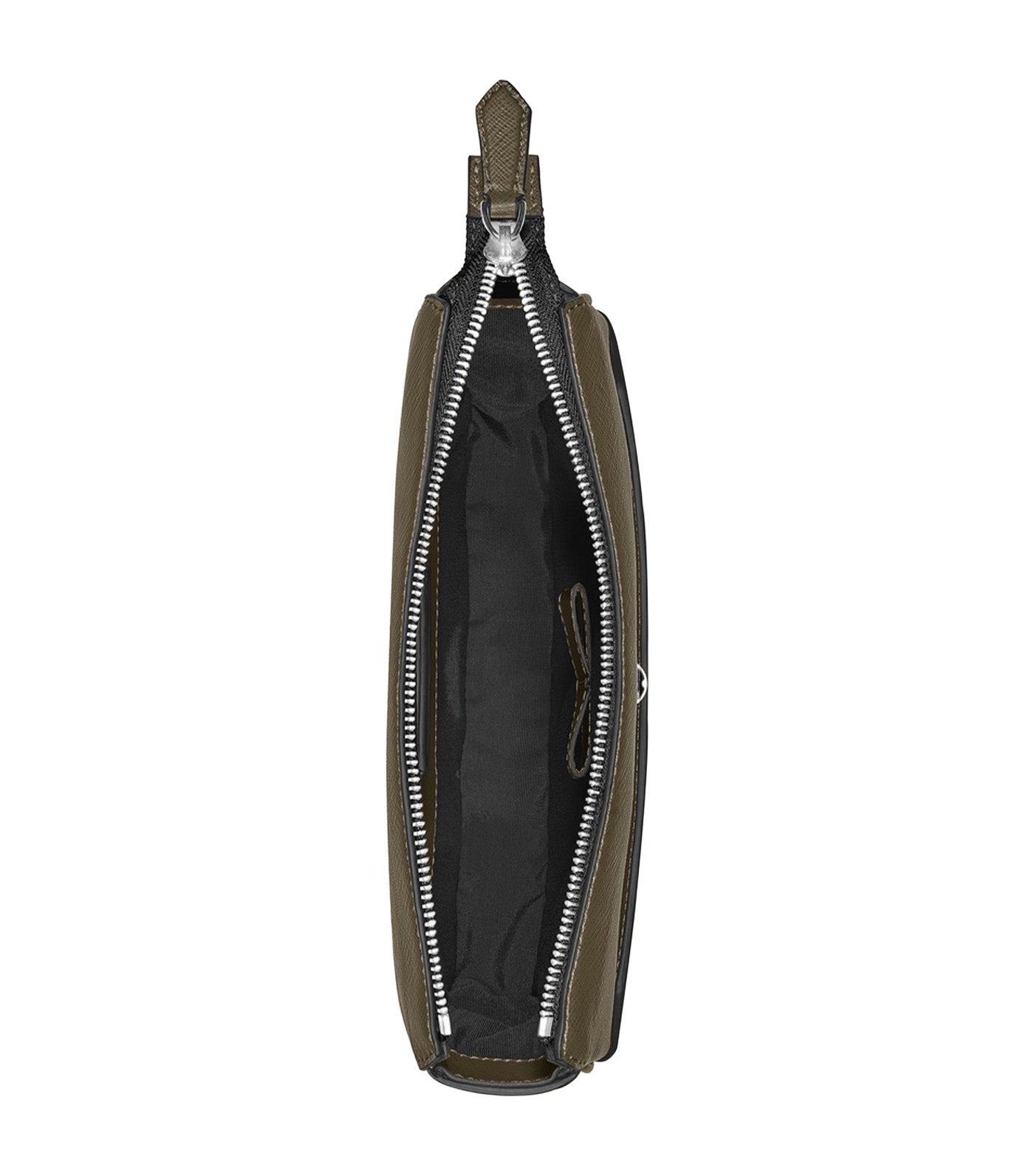 Sartorial Vertical Belt Messenger Bag Brown