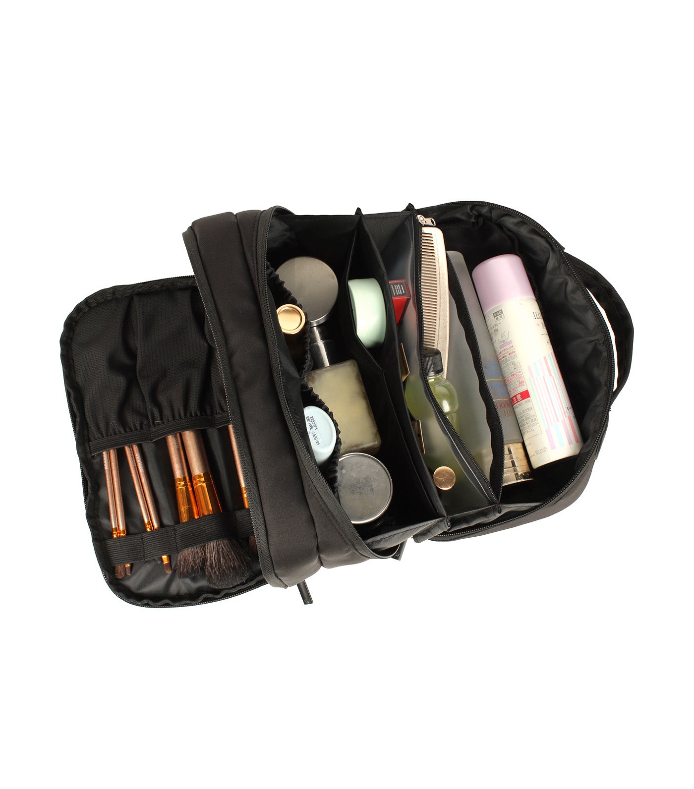 Essential Zip Pouch Charcoal