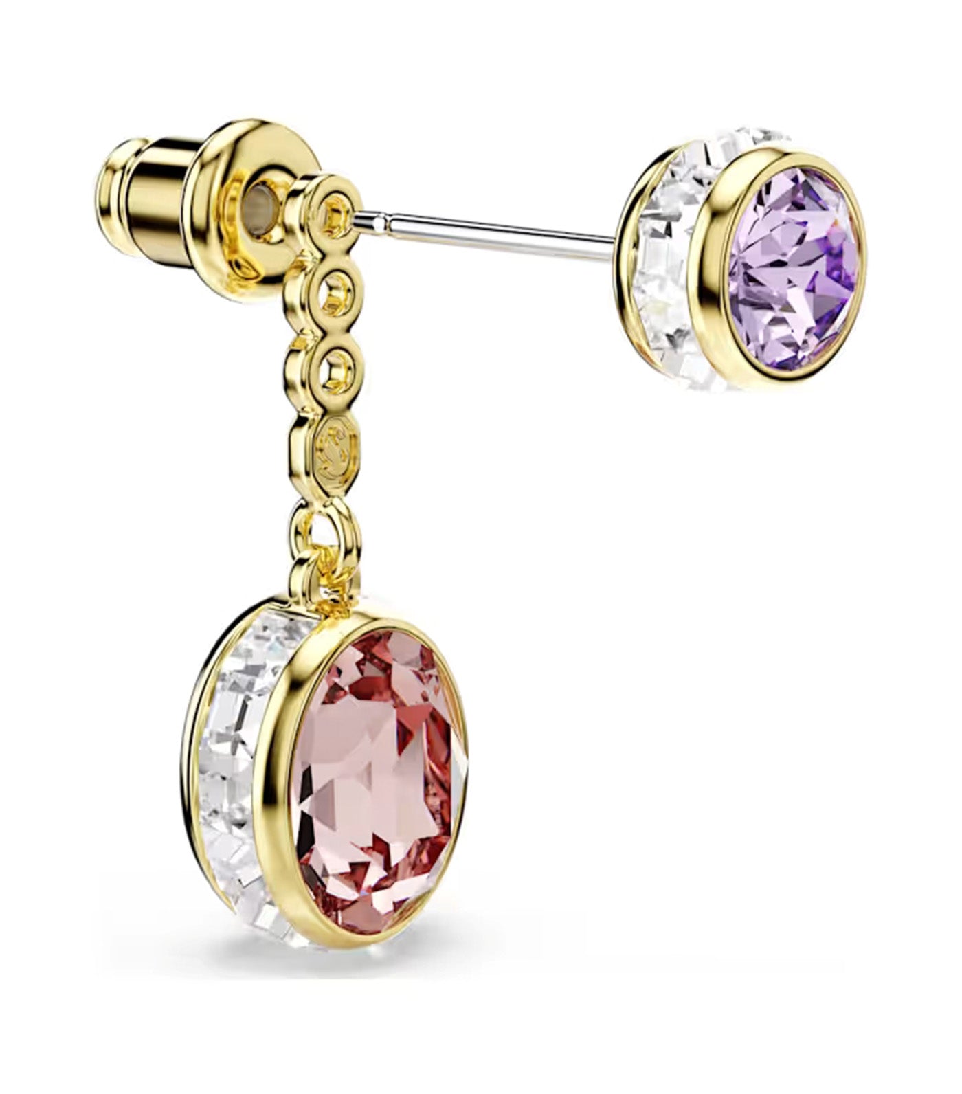 Chroma Drop Earrings Mixed Cuts, Multicolored