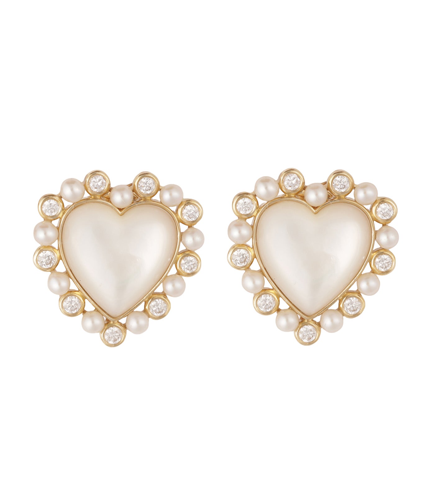 Leora Earrings - White Mother Of Pearl